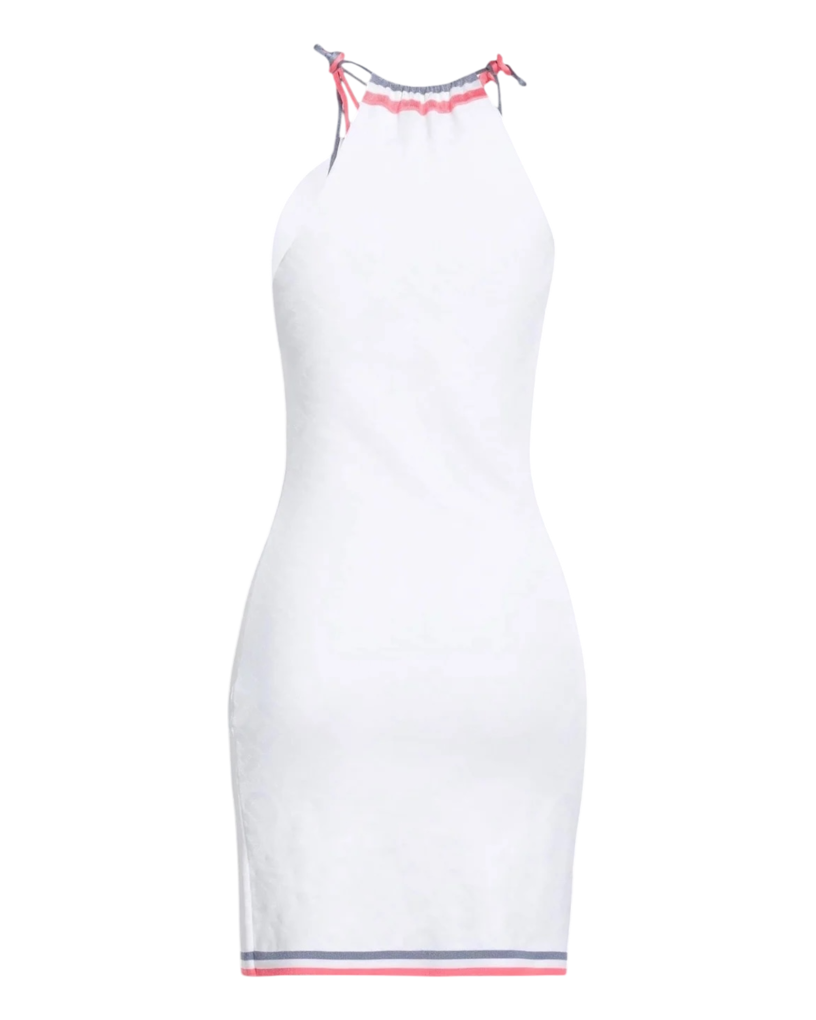 Fendi Halterneck Knitted Dress in Ivory