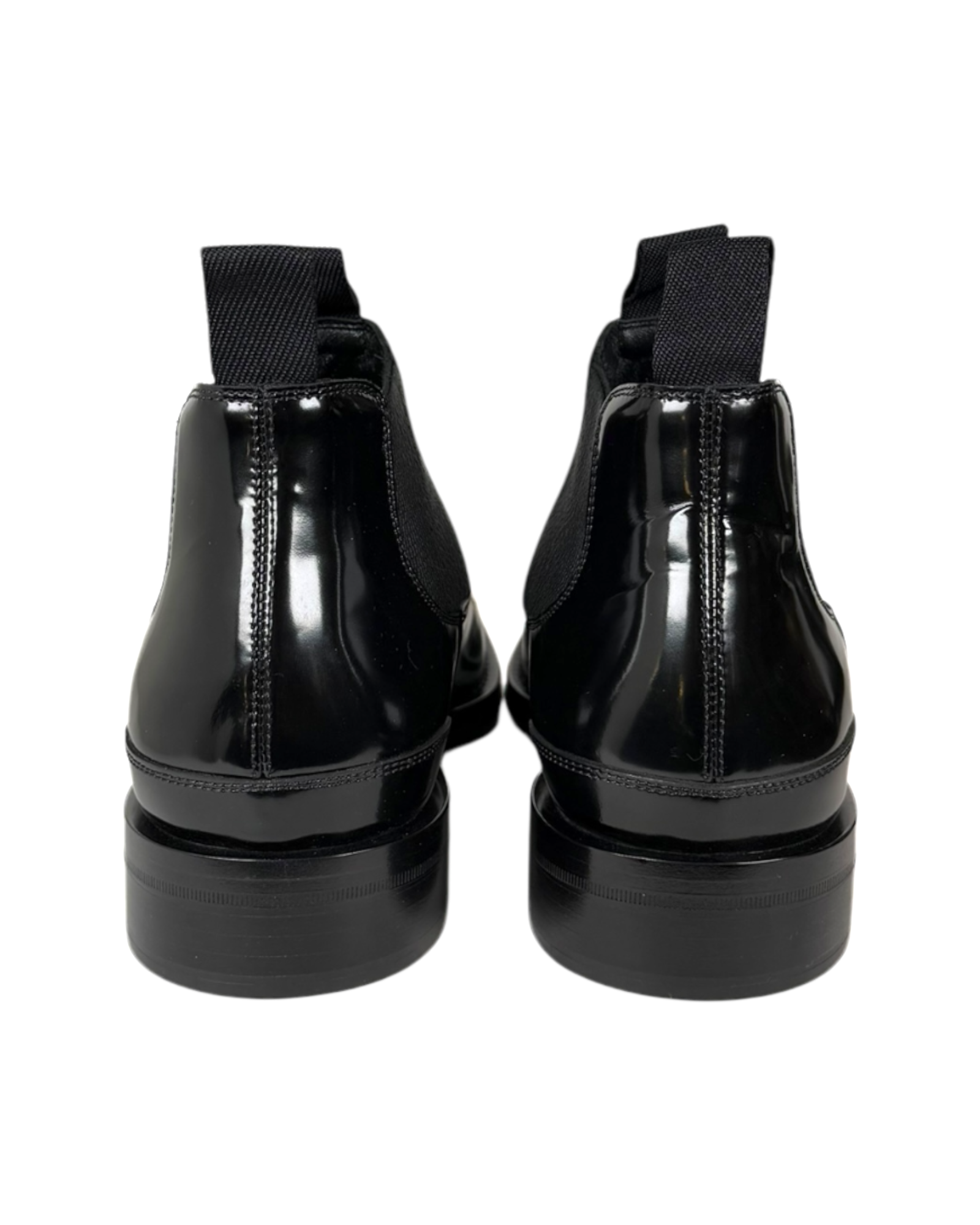 Burberry Patent Leather Chelsea Boot