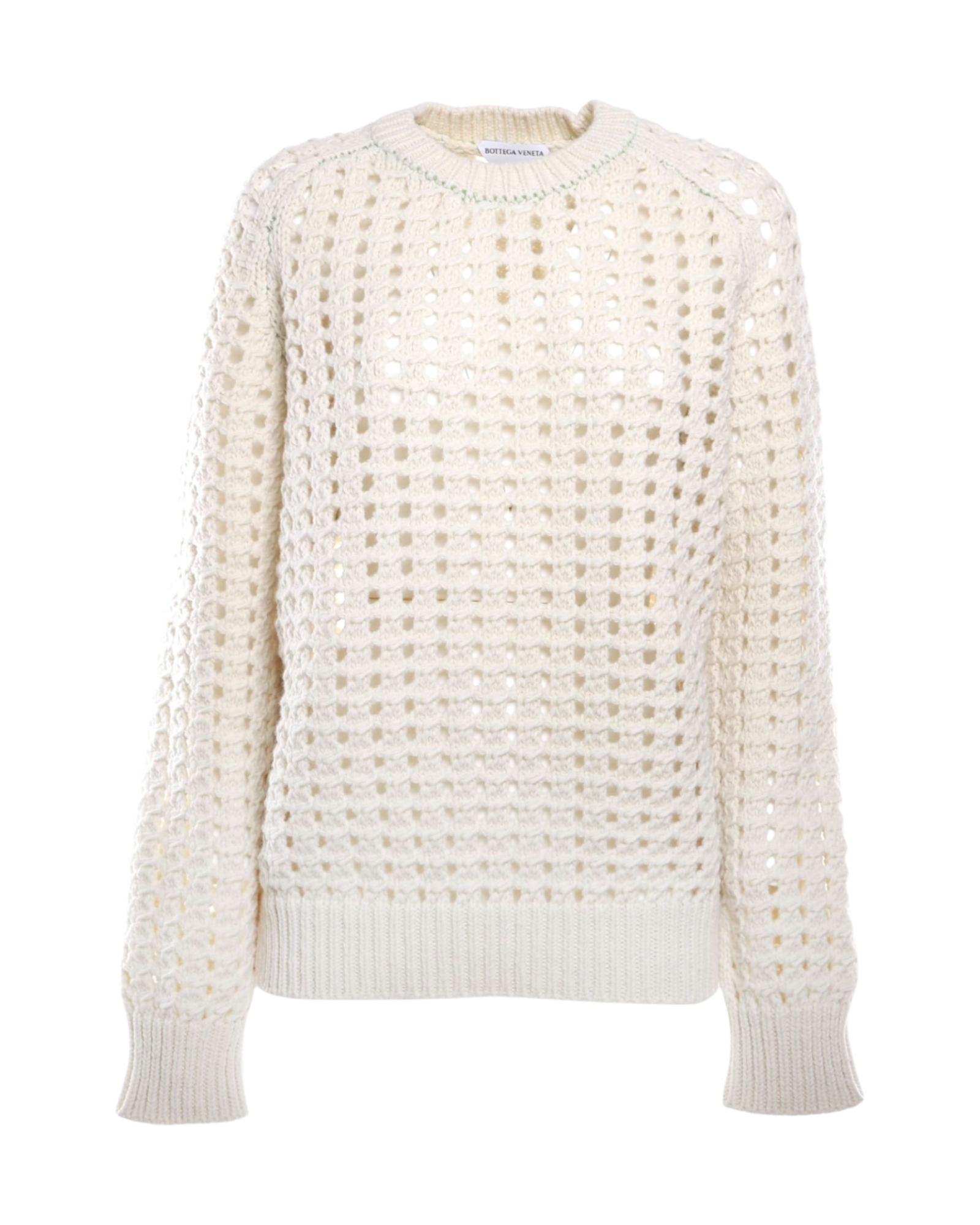 Bottega Veneta Open-Knit Crewneck Jumper