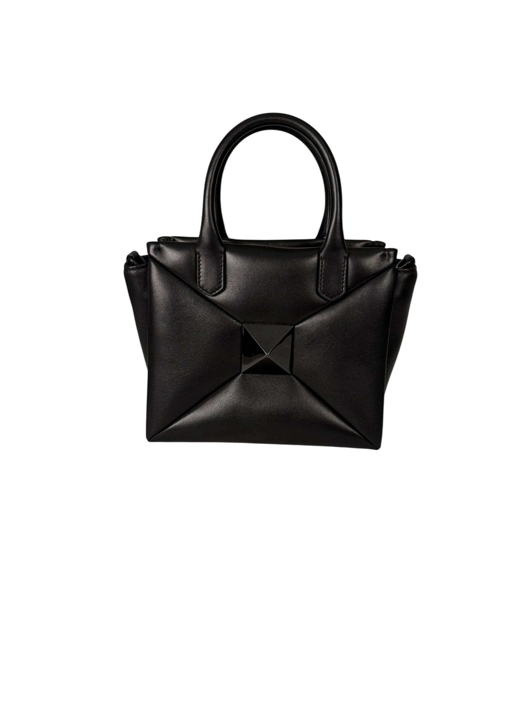 Valentino One Stud Leather Tote Bag