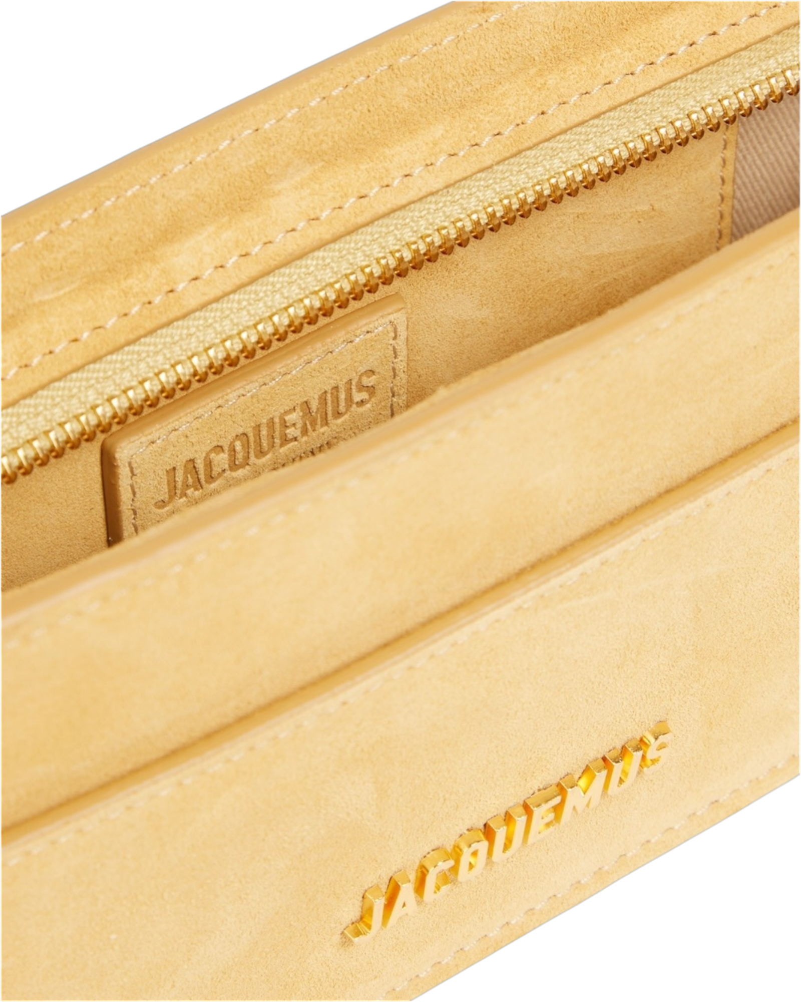 Jacquemus Le Ciuciu Suede Shoulder Bag (Butter)