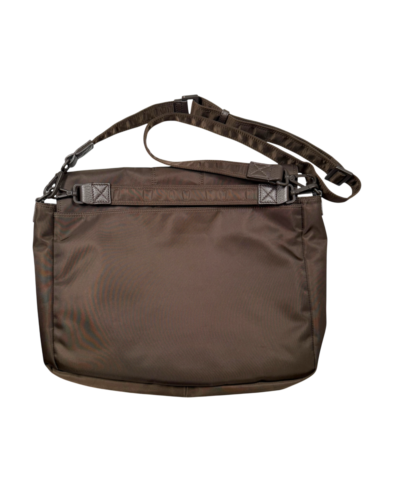 Fendi Econyl Nylon Cuoio Romano Monochrome Messenger Bag