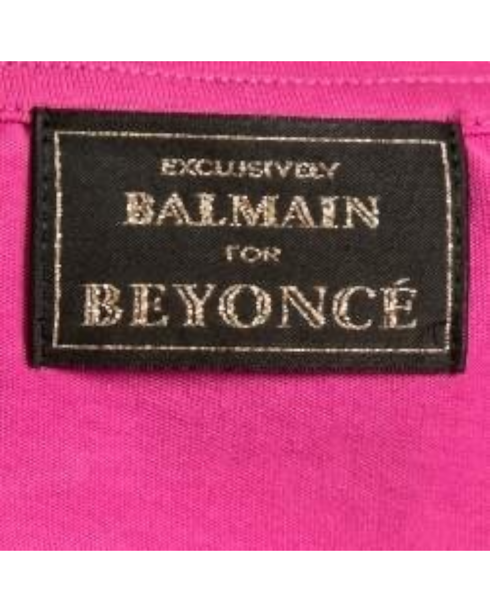 Balmain x Beyonce Coachella T-Shirt in Pink