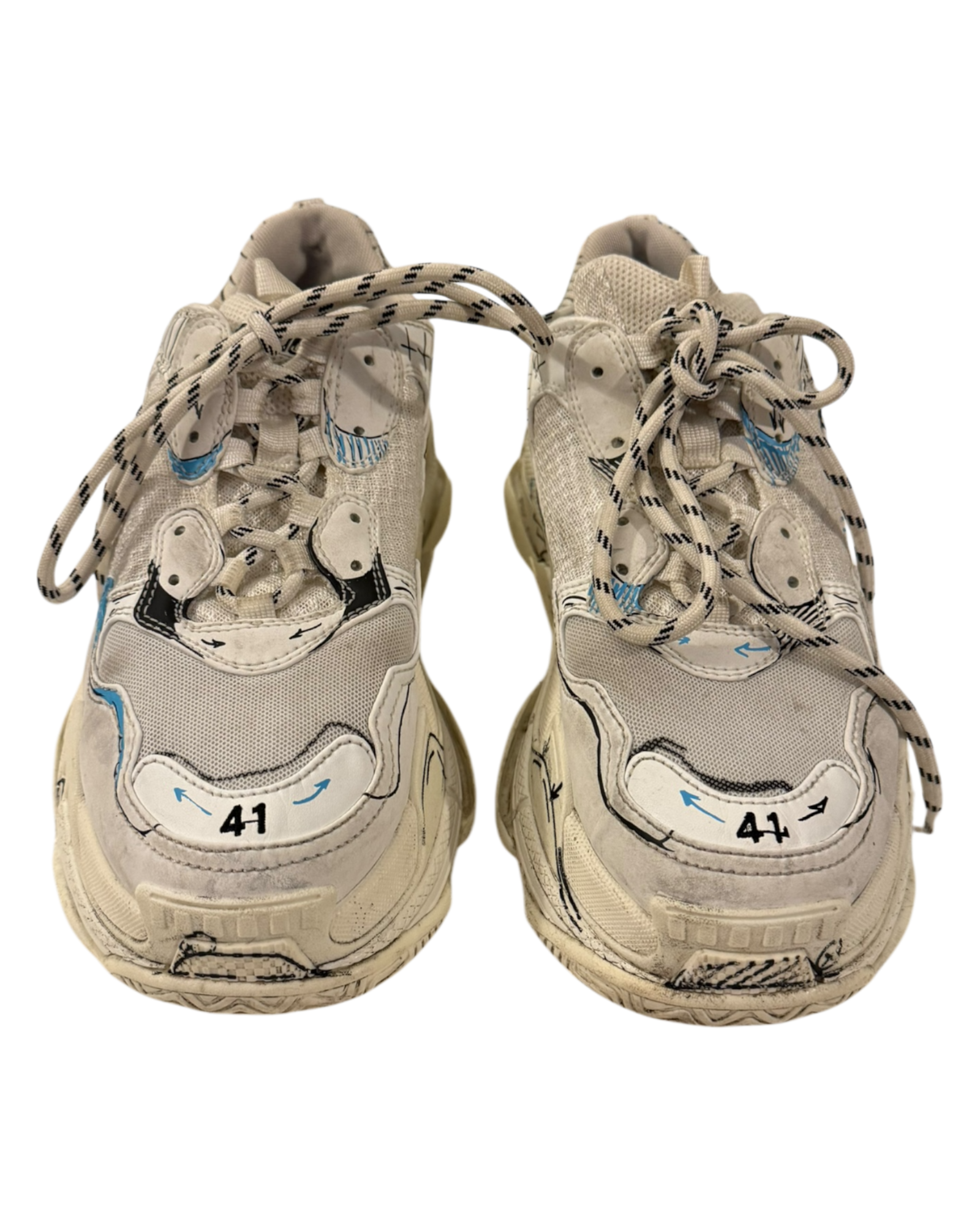 Balenciaga Triple S Sneakers in Sketch
