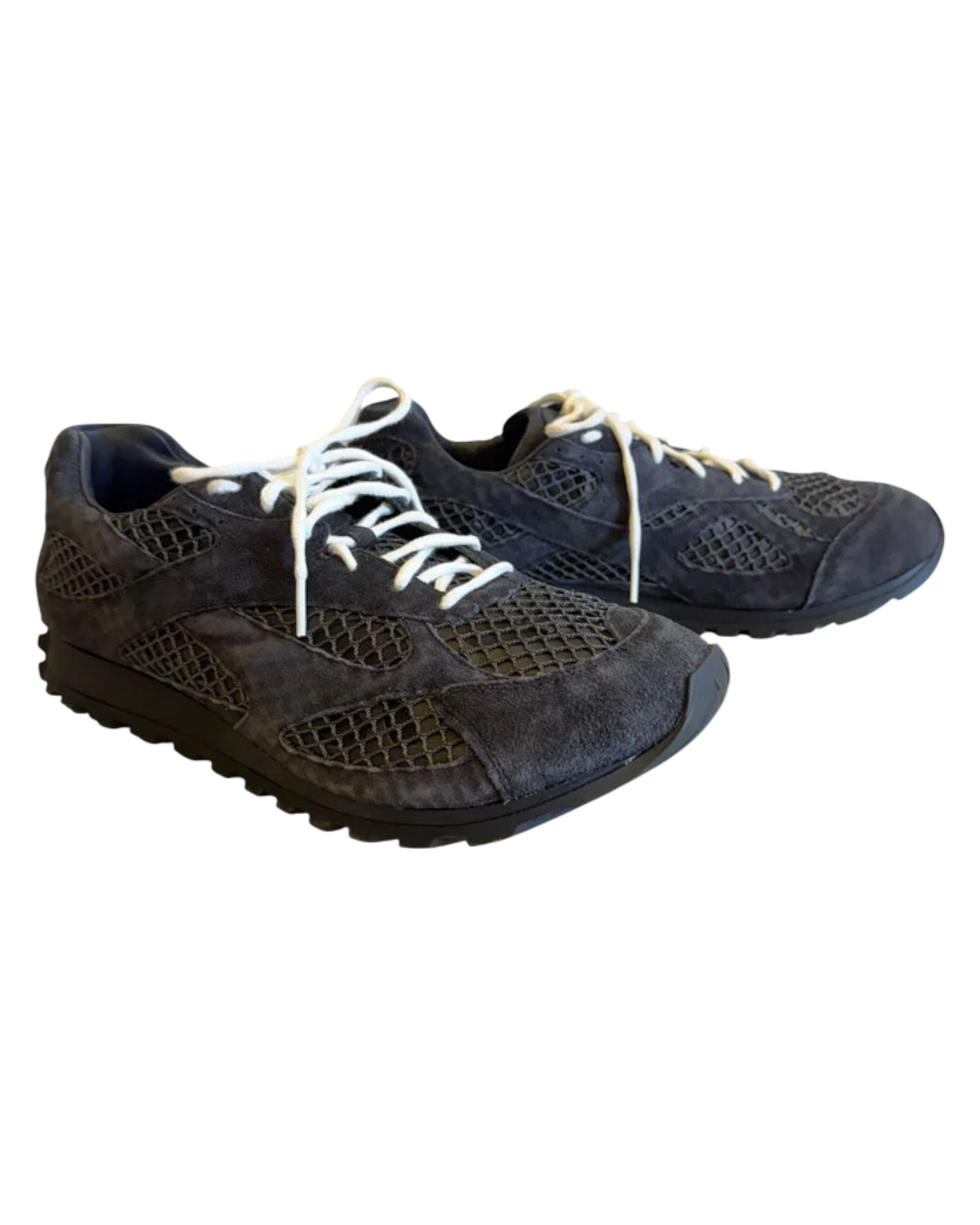 Bottega Veneta Orbit Sneaker in Shade Navy Suede