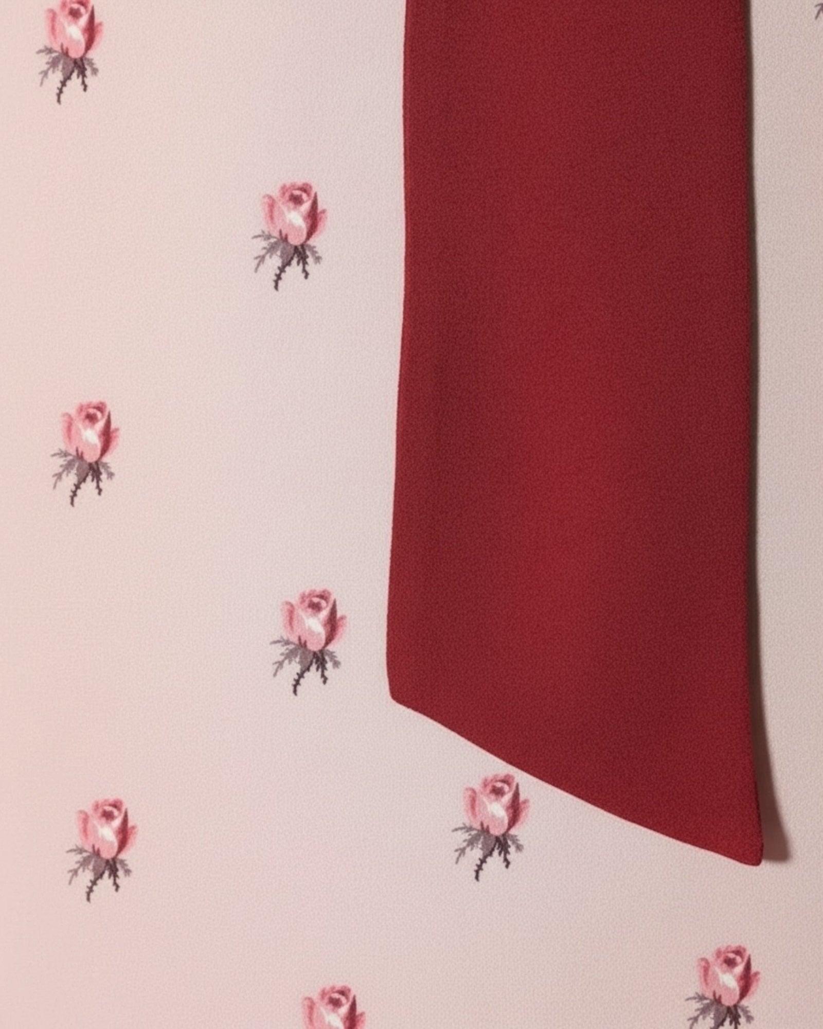 Valentino Tie Neck Floral-print Silk Crepe de Chine Mini Dress