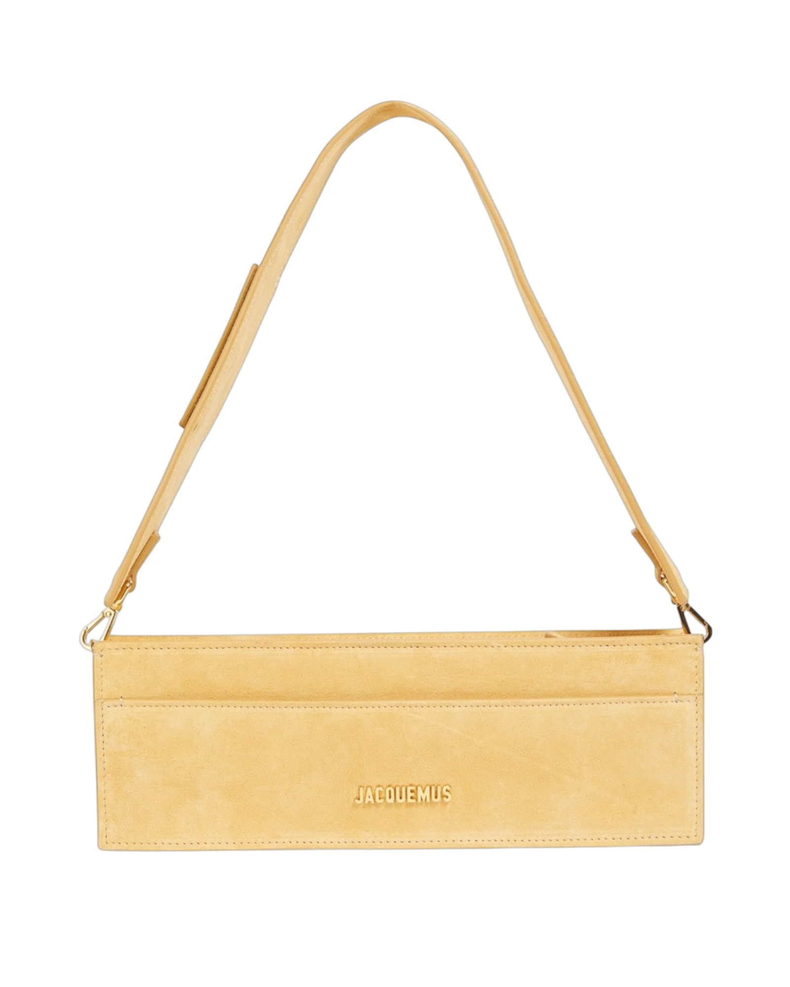 Jacquemus Le Ciuciu Suede Shoulder Bag (Butter)