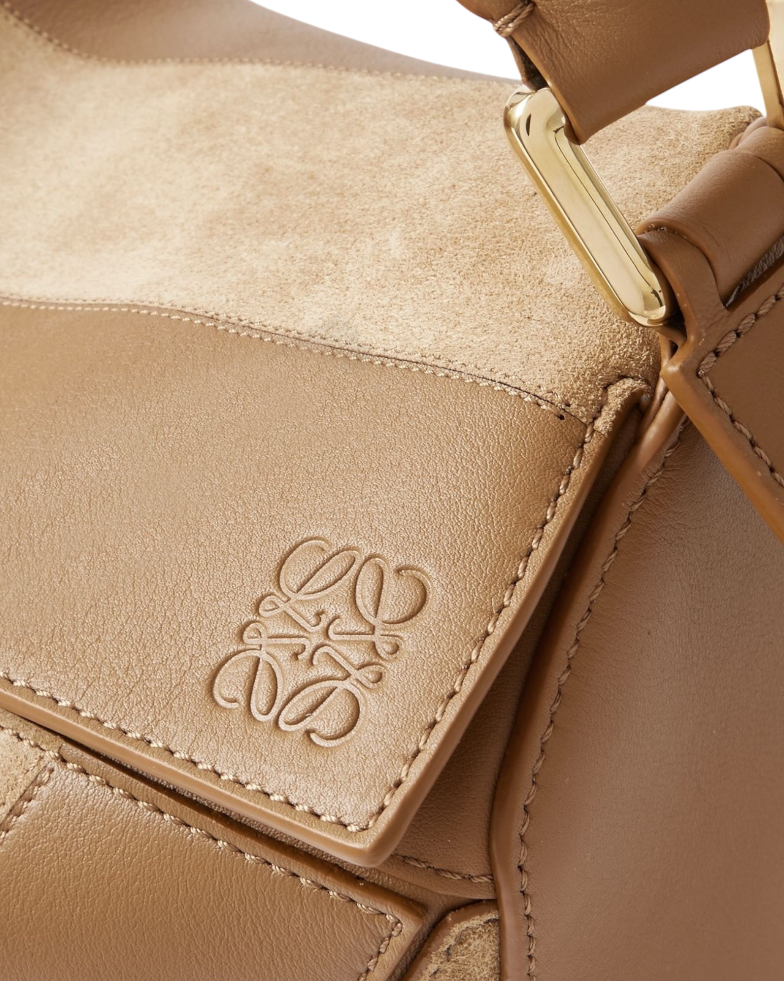 Loewe Puzzle Small Leather & Suede Bag