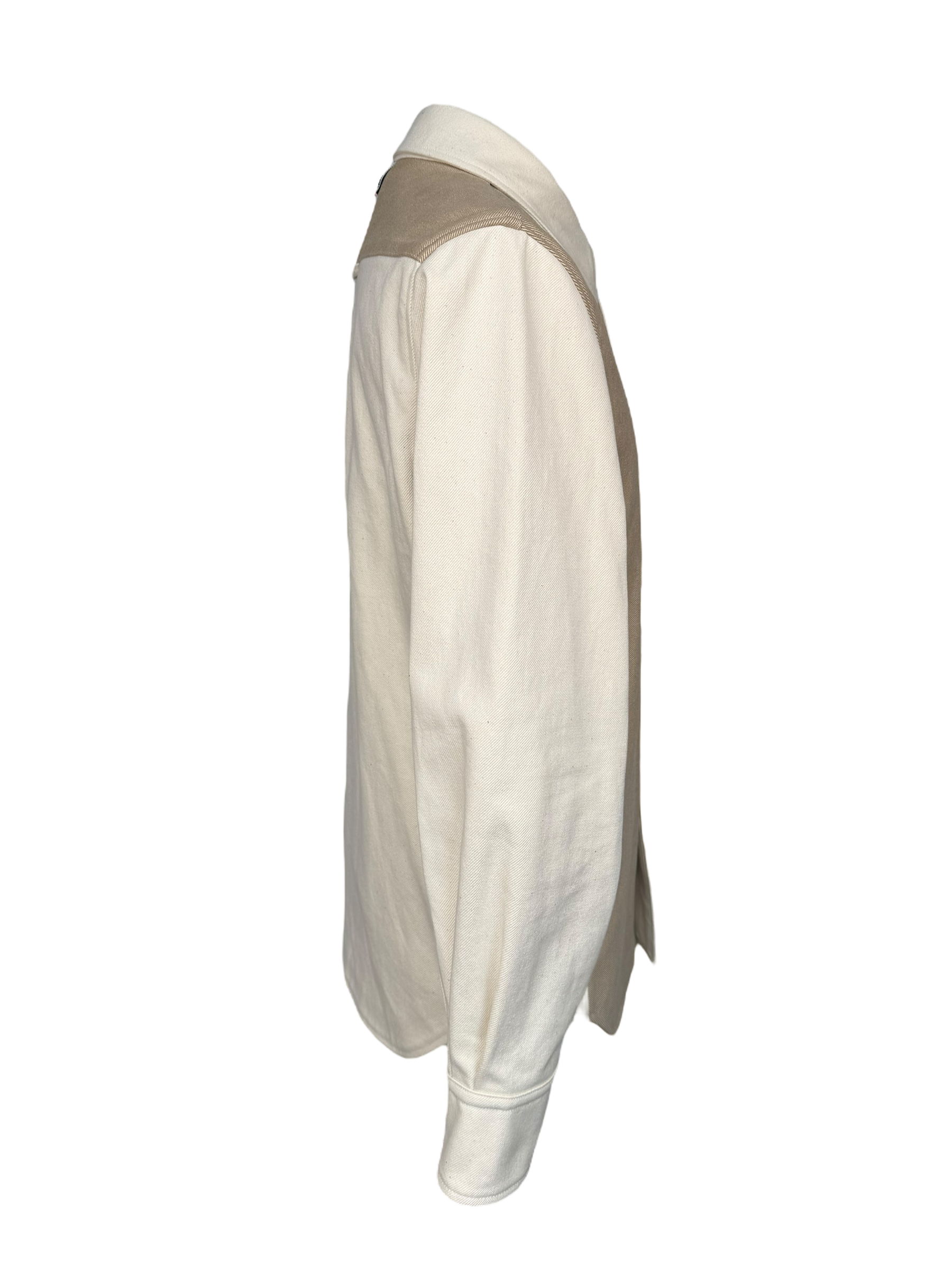 Thom Browne Fun-Mix Selvedge Denim Snap Front Shirt Jacket