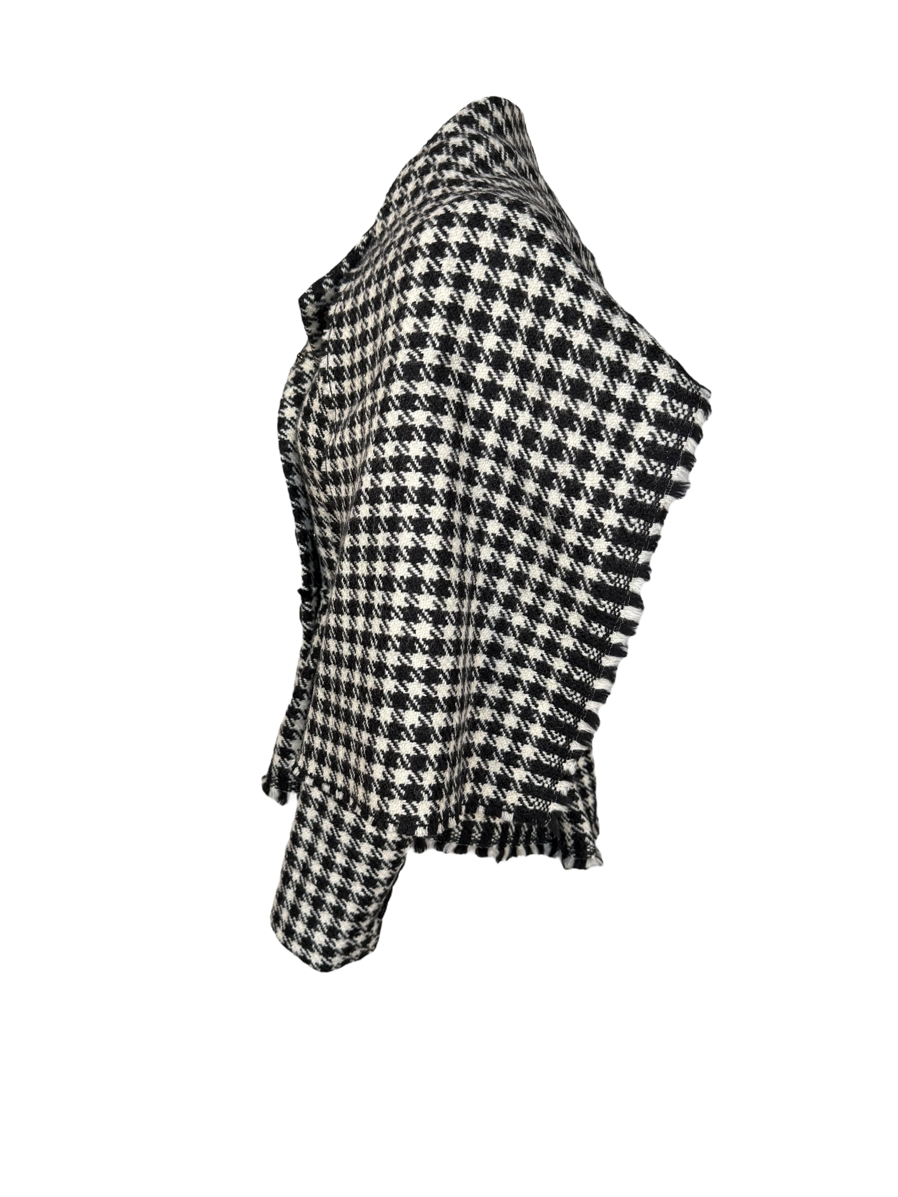 Dolce & Gabbana Double-breasted Houndstooth Wool-Blend Tweed Jacket