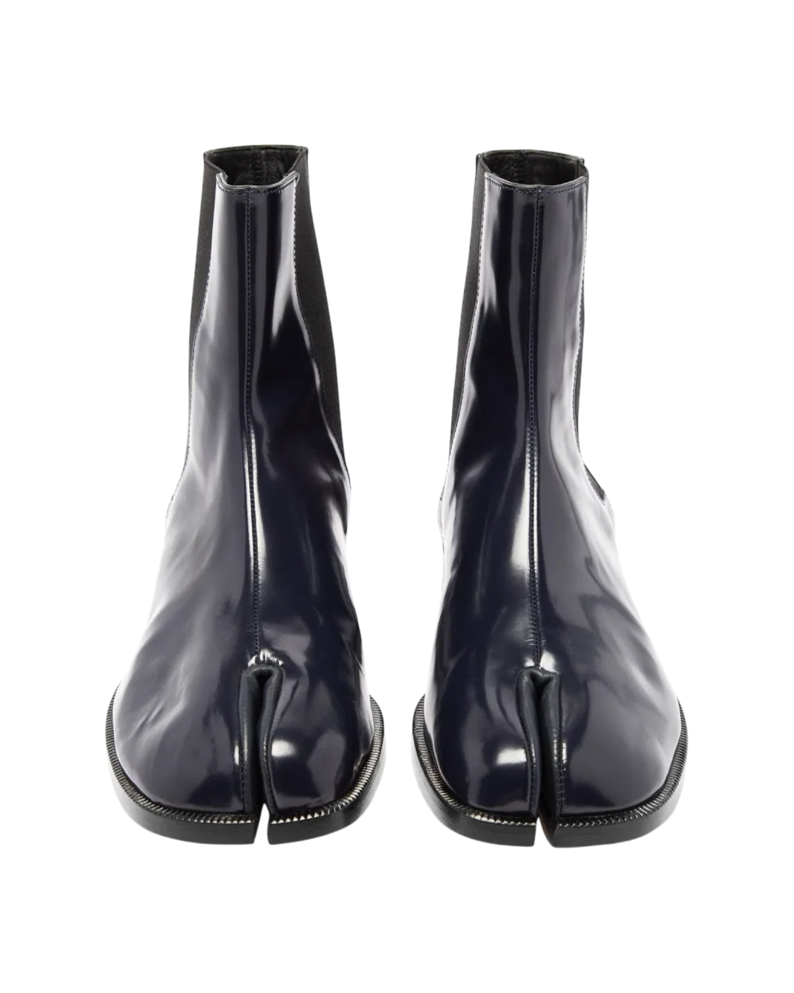 Maison Margiela Patent Leather Tabi Ankle Boot