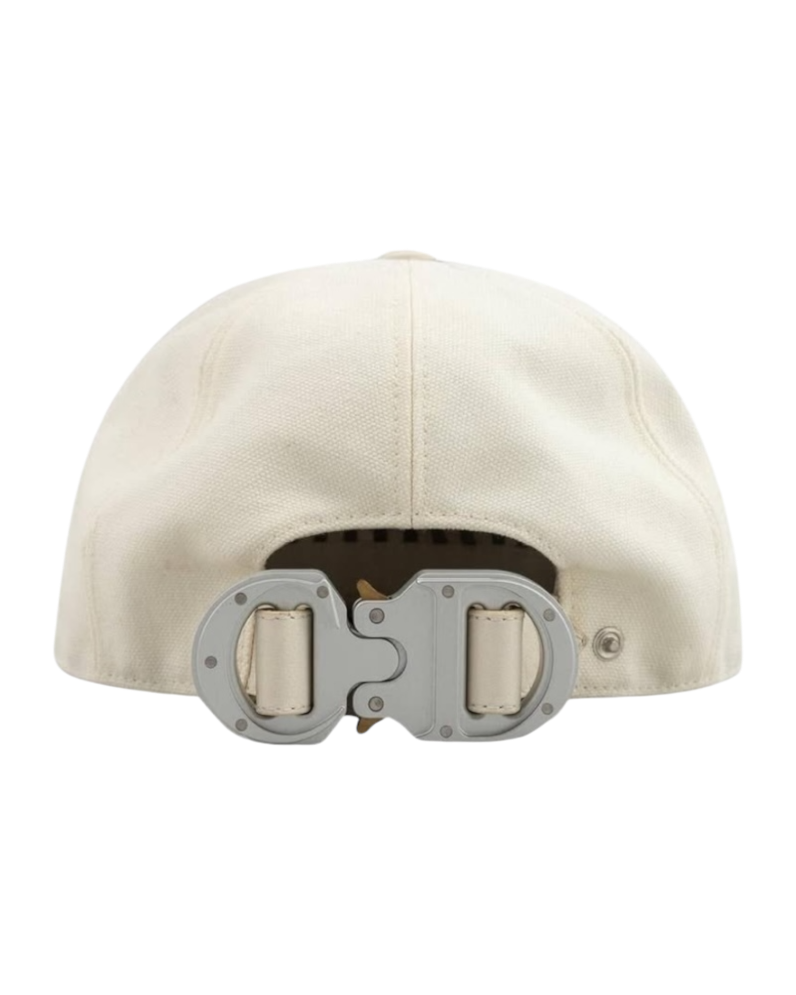 Dior x Alyx White Saddle Leather CD Buckle Cap