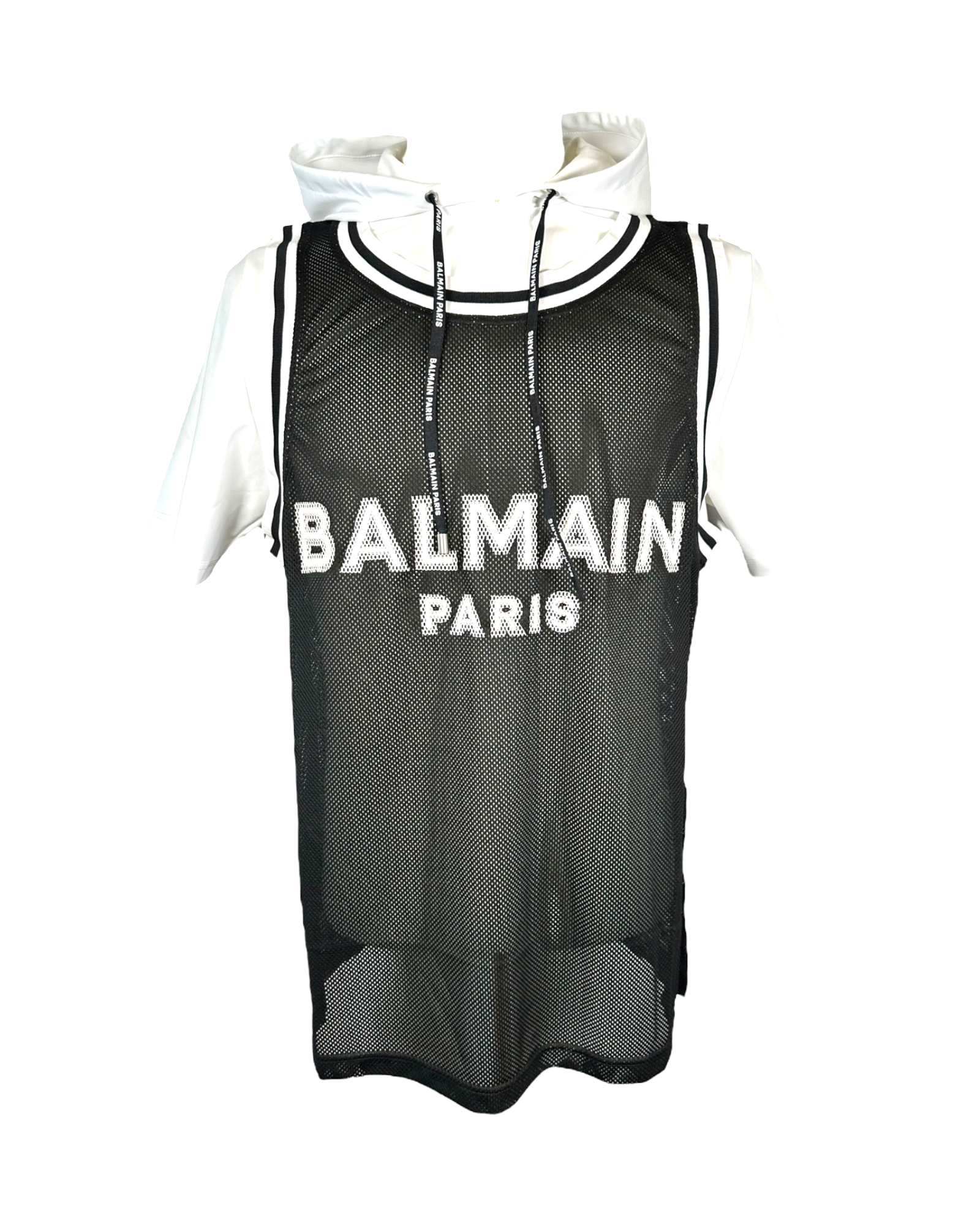 Balmain Logo-Print Hoodie