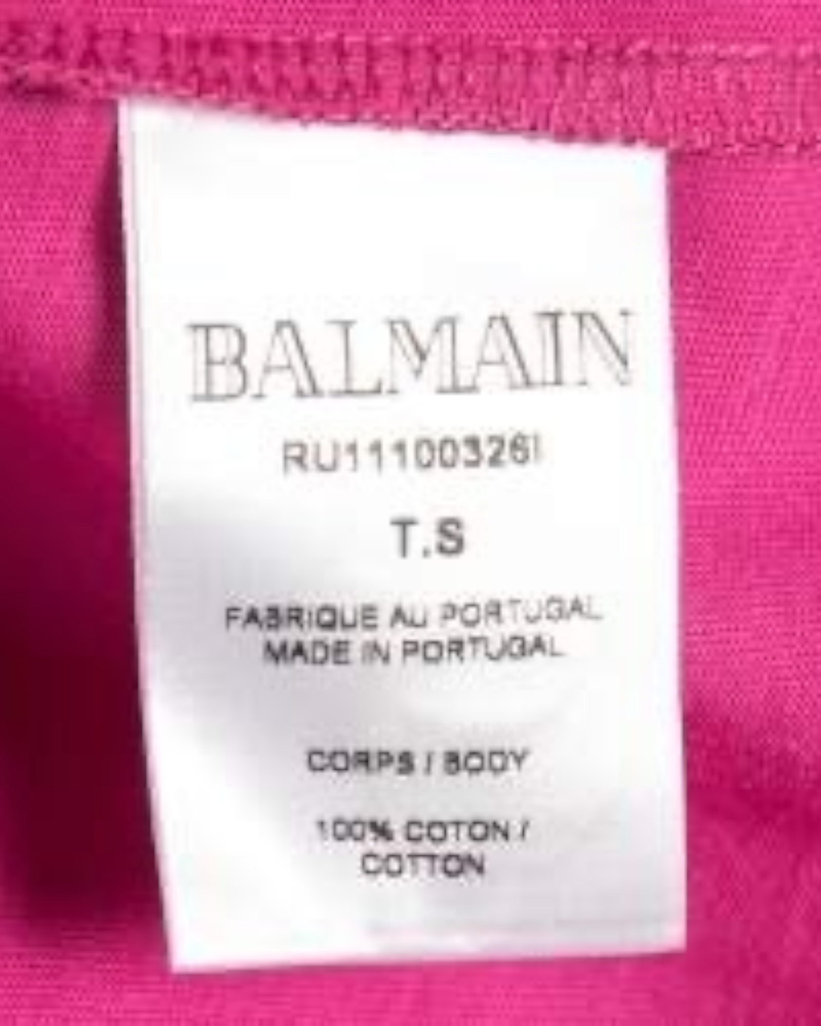Balmain x Beyonce Coachella T-Shirt in Pink