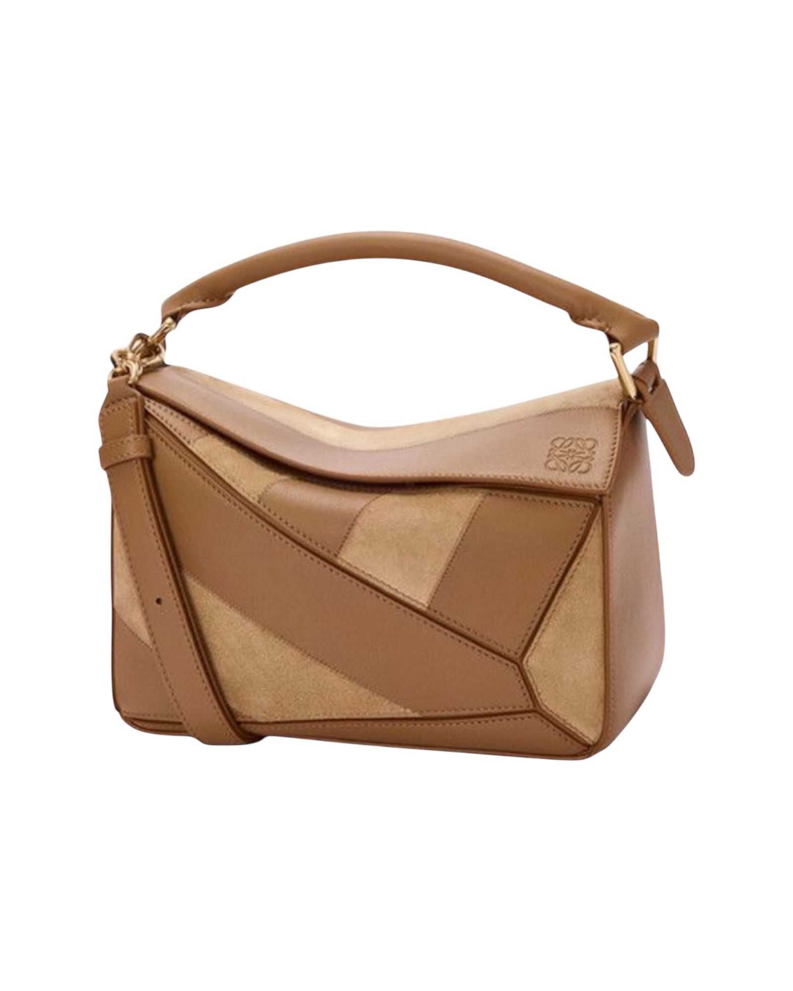 Loewe Puzzle Small Leather & Suede Bag