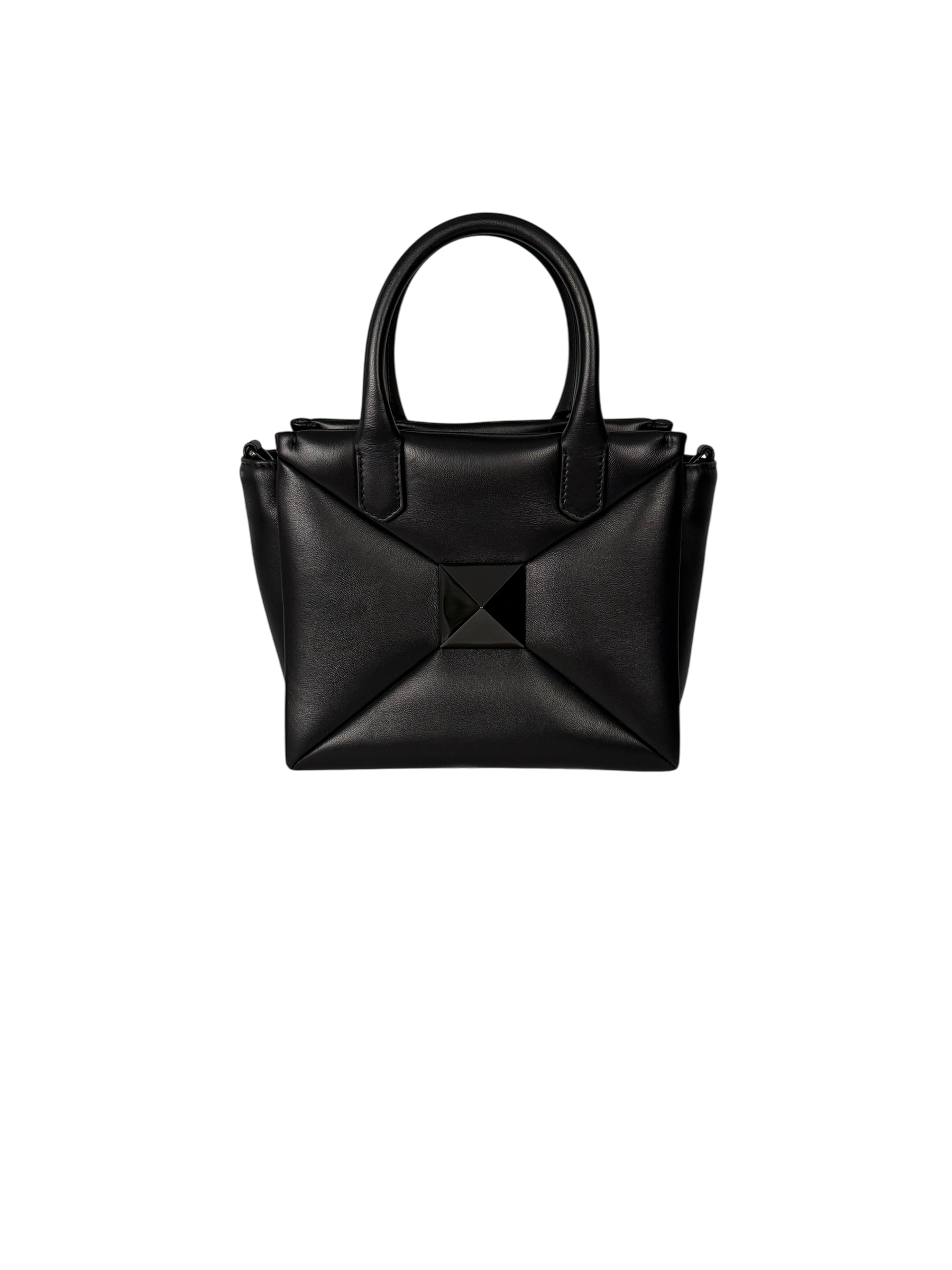 Valentino One Stud Leather Tote Bag