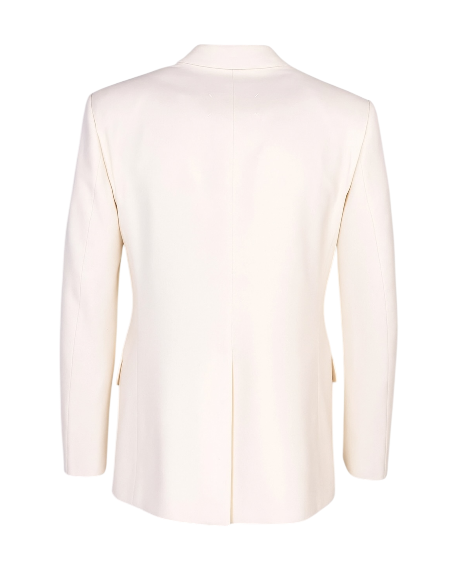 Maison Margiela Off-White Two-Tone Double-Breasted Suit