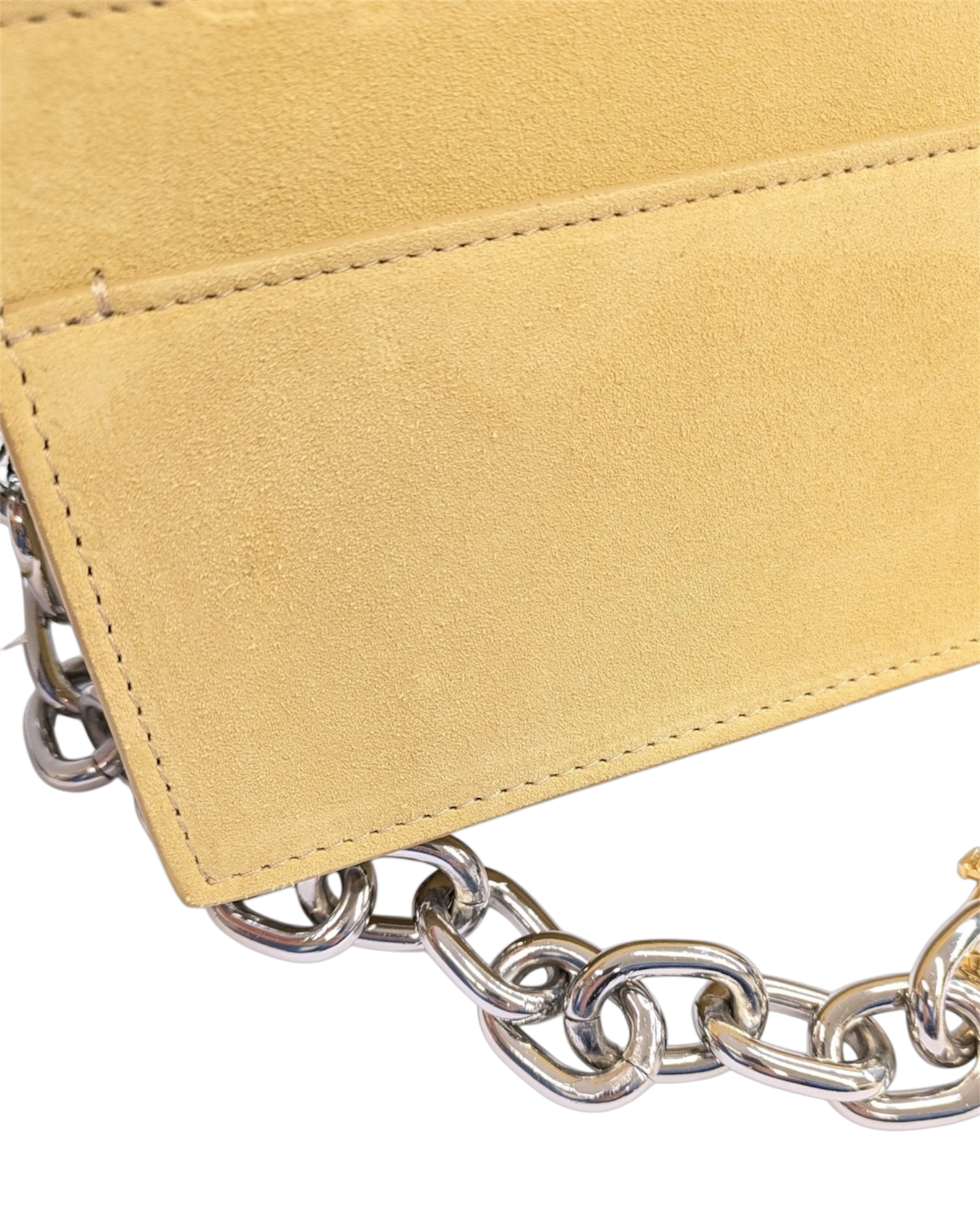 Jacquemus Le Ciuciu Suede Shoulder Bag (Butter)