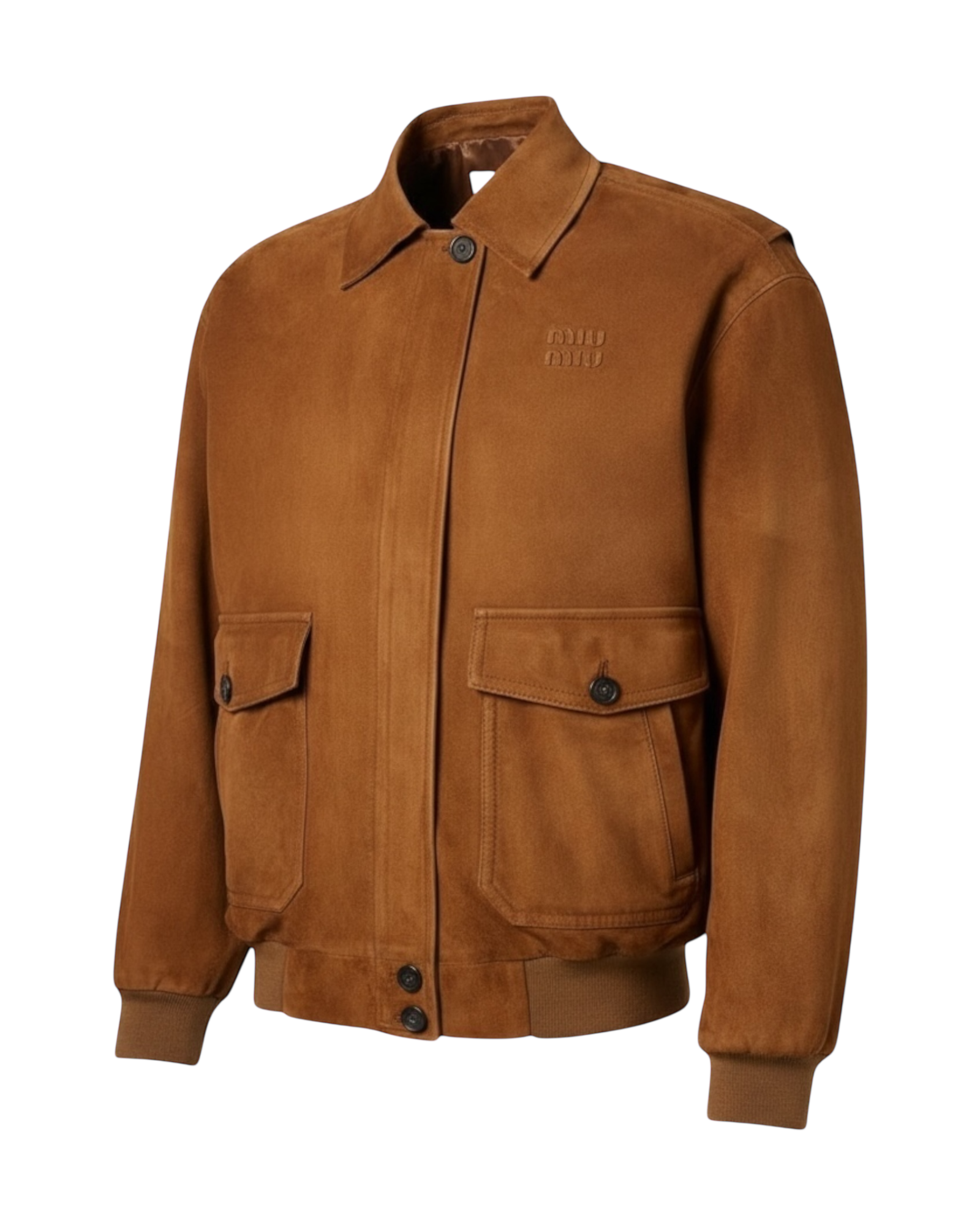 Miu Miu Suede Blouson Jacket