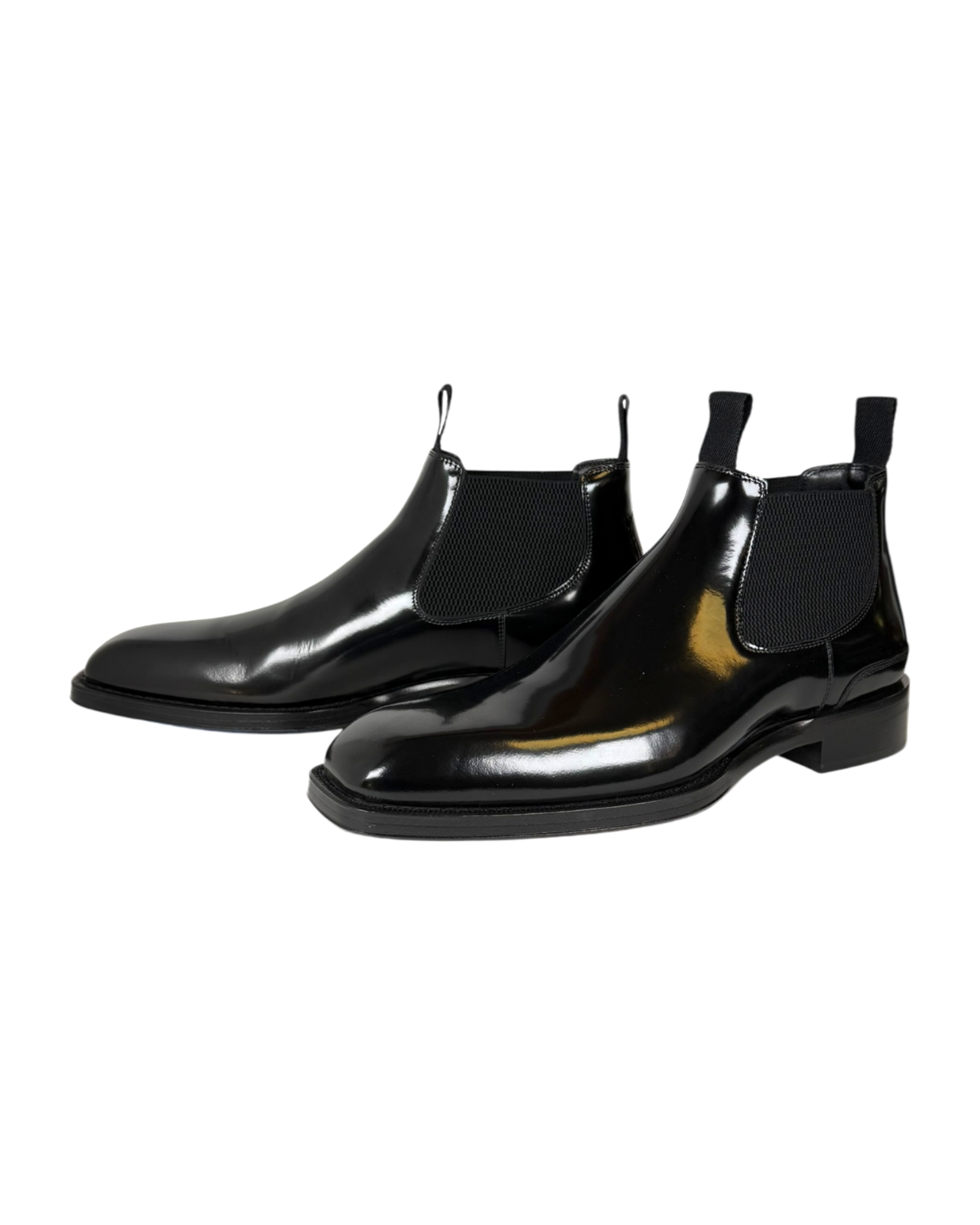 Burberry Patent Leather Chelsea Boot