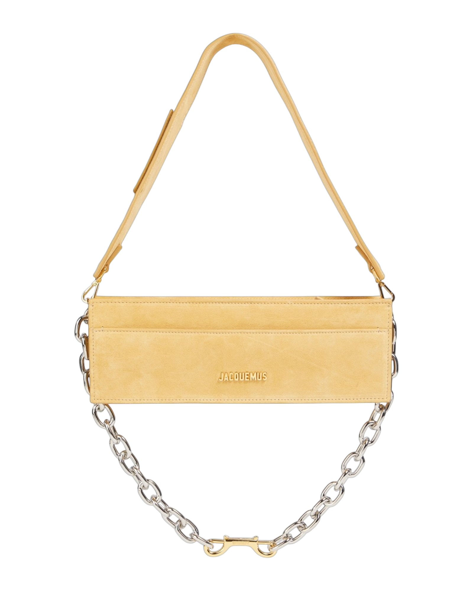 Jacquemus Le Ciuciu Suede Shoulder Bag (Butter)