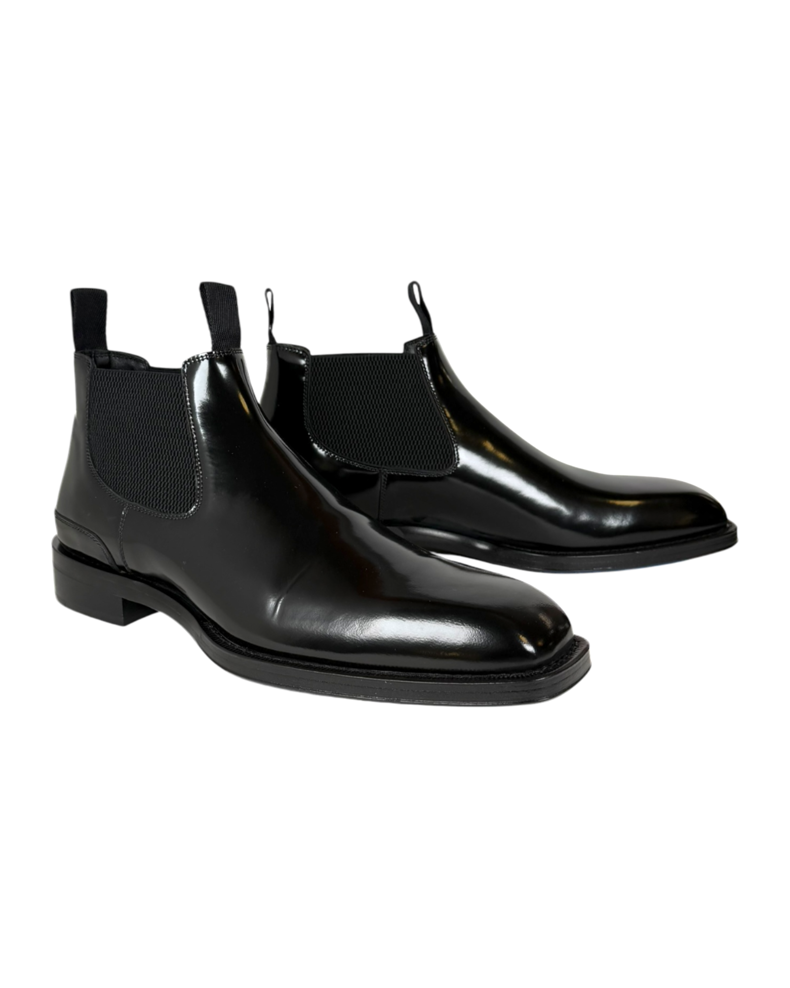 Burberry Patent Leather Chelsea Boot