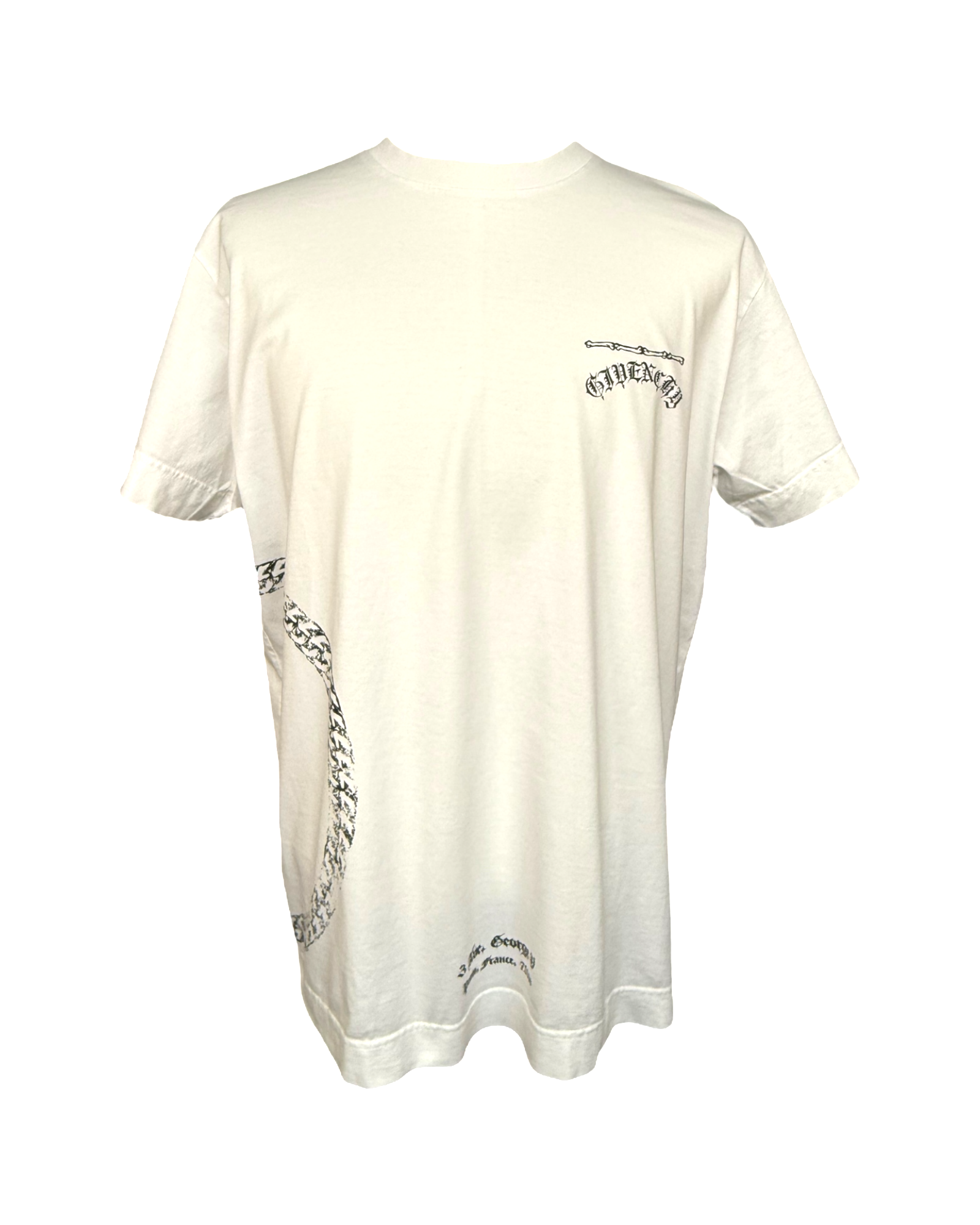 Givenchy Symbol Circle Chain Oversized T-Shirt