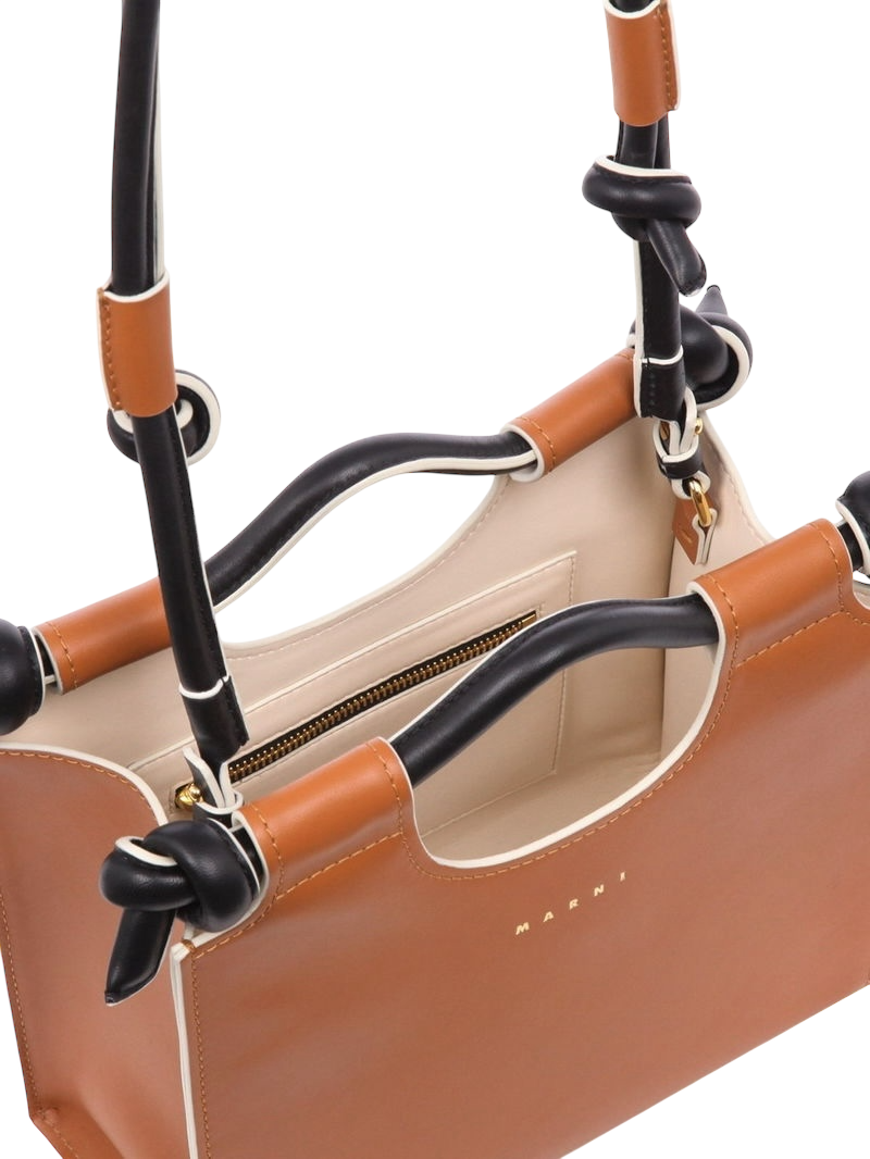 Marni Marcel Knot Tote Bag in Brown