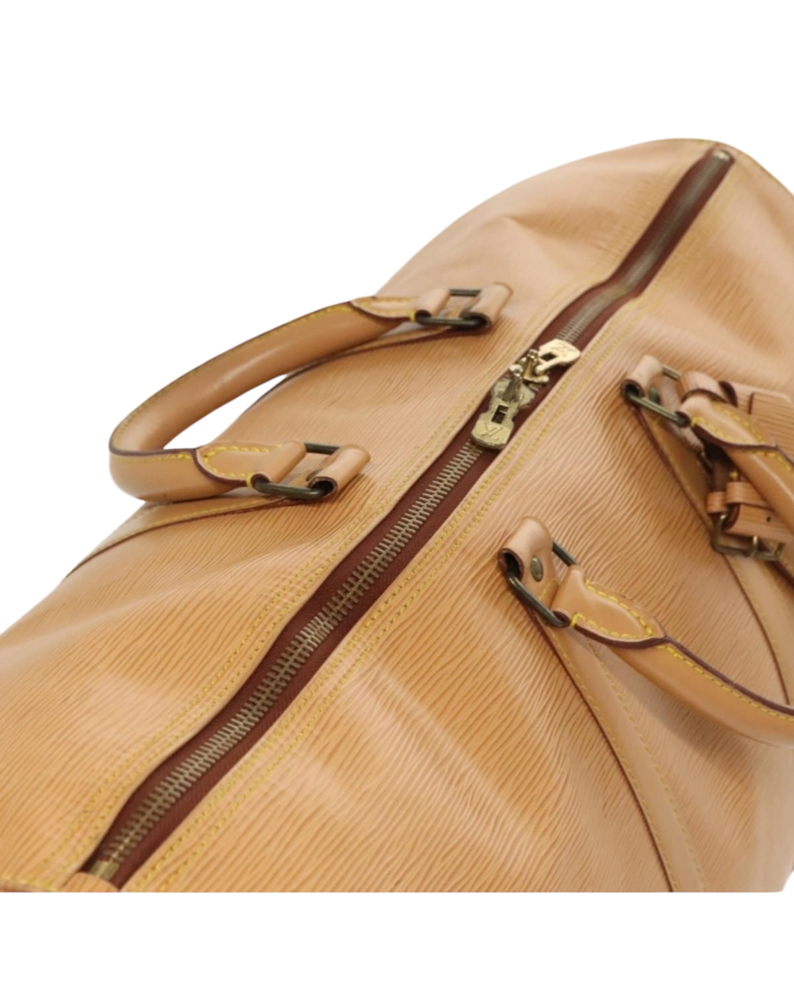 Louis Vuitton Keepall Bag in Beige Epi