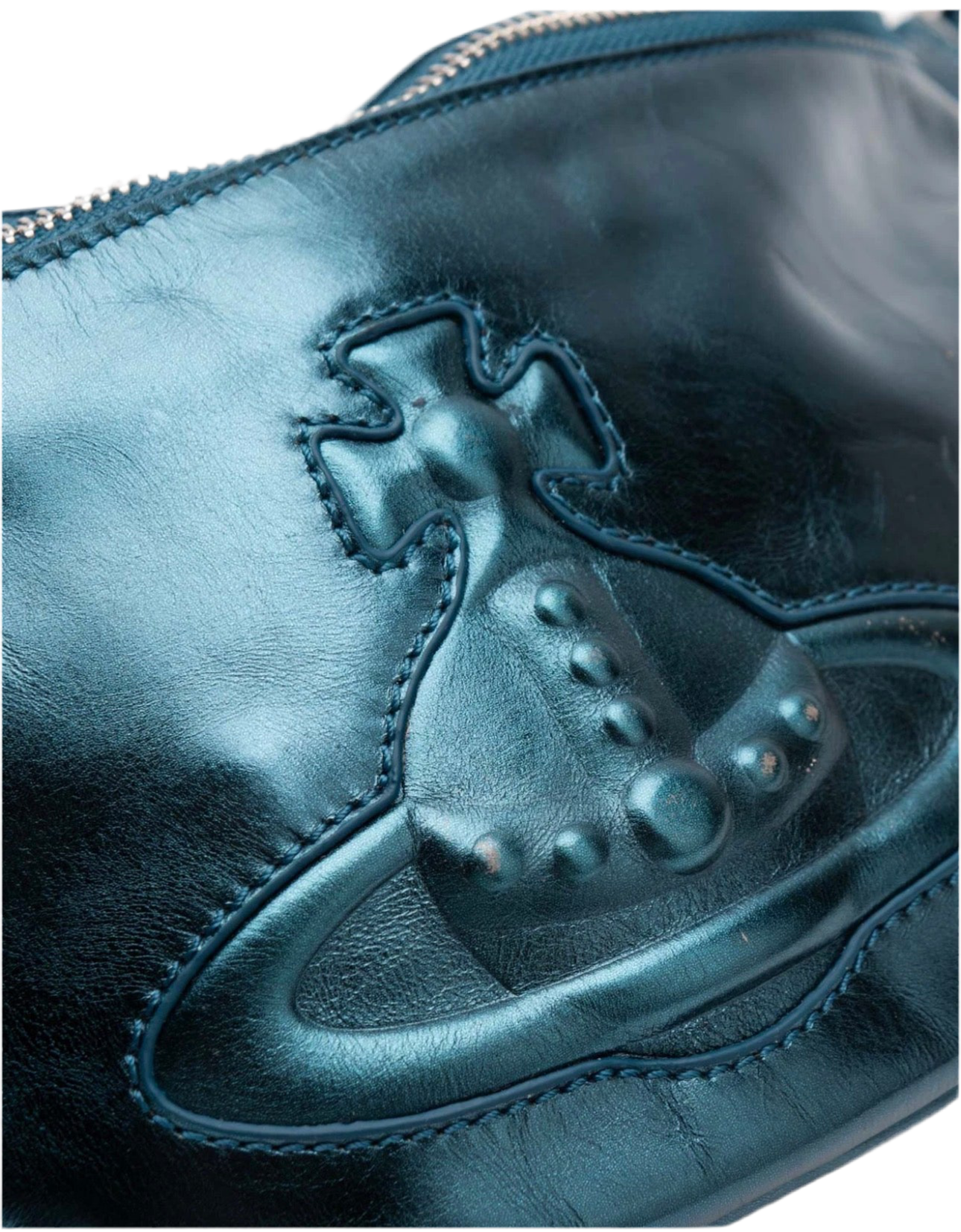 Vivienne Westwood Hilda Small Leather Beltbag in Blue