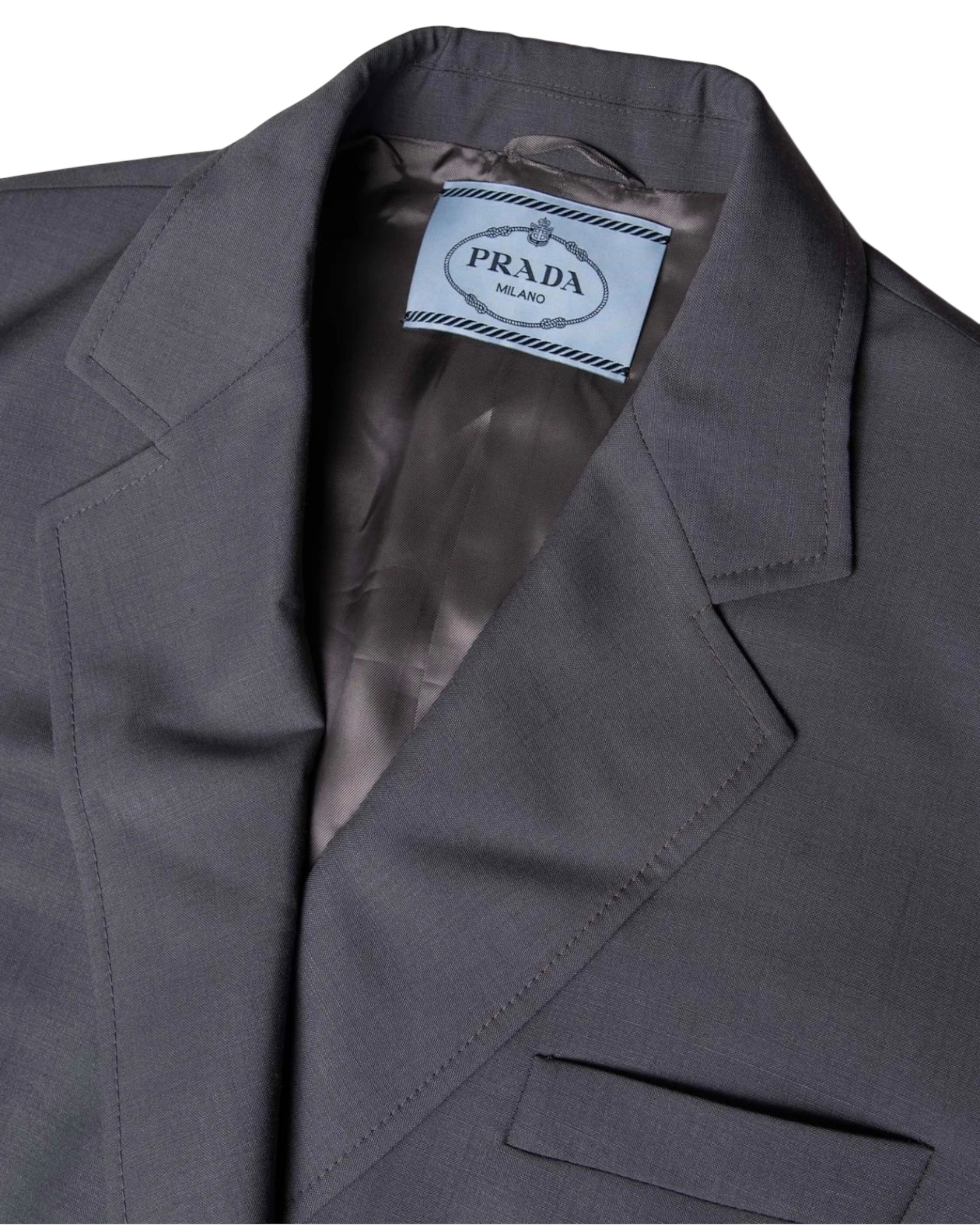 Prada Double-Breasted Oversized Blazer