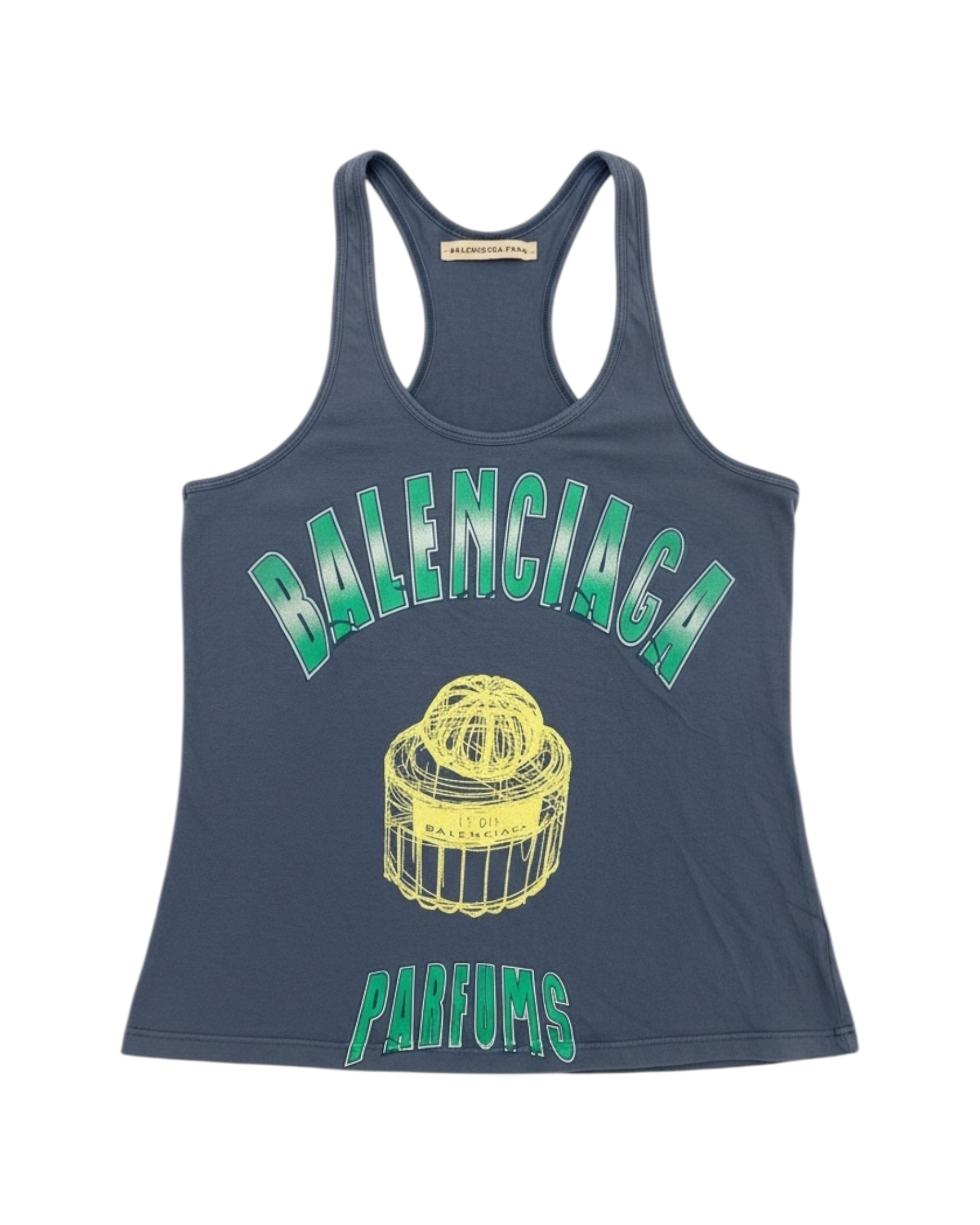 Balenciaga Vintage Parfum Top in Blue