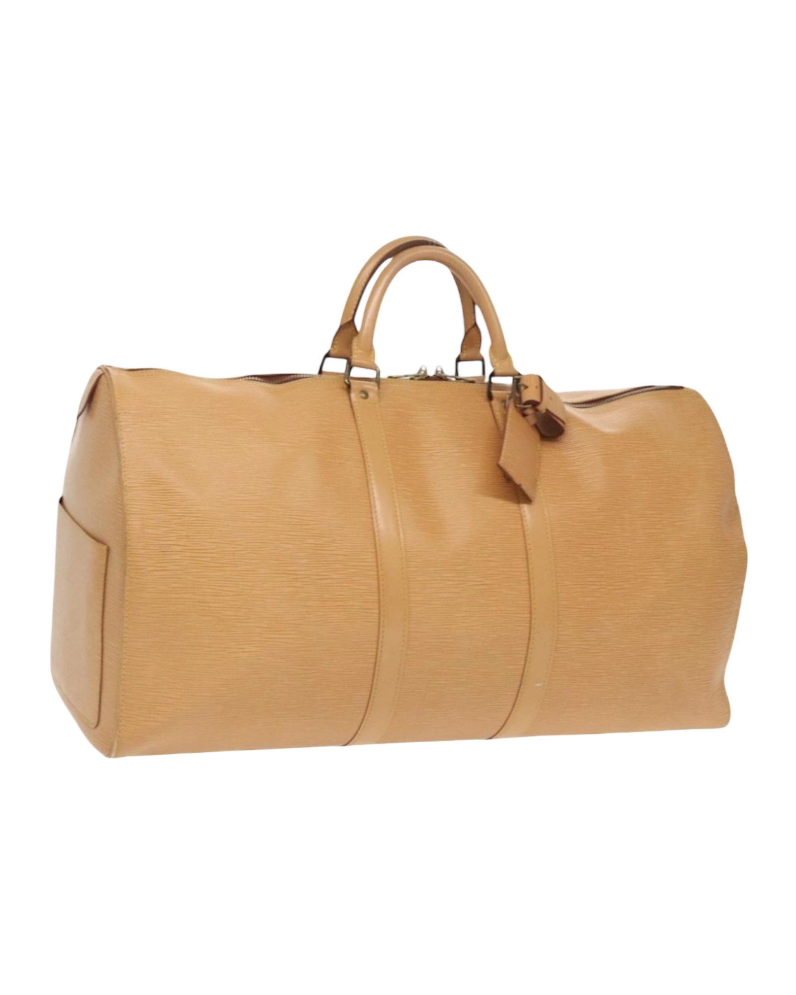 Louis Vuitton Keepall Bag in Beige Epi
