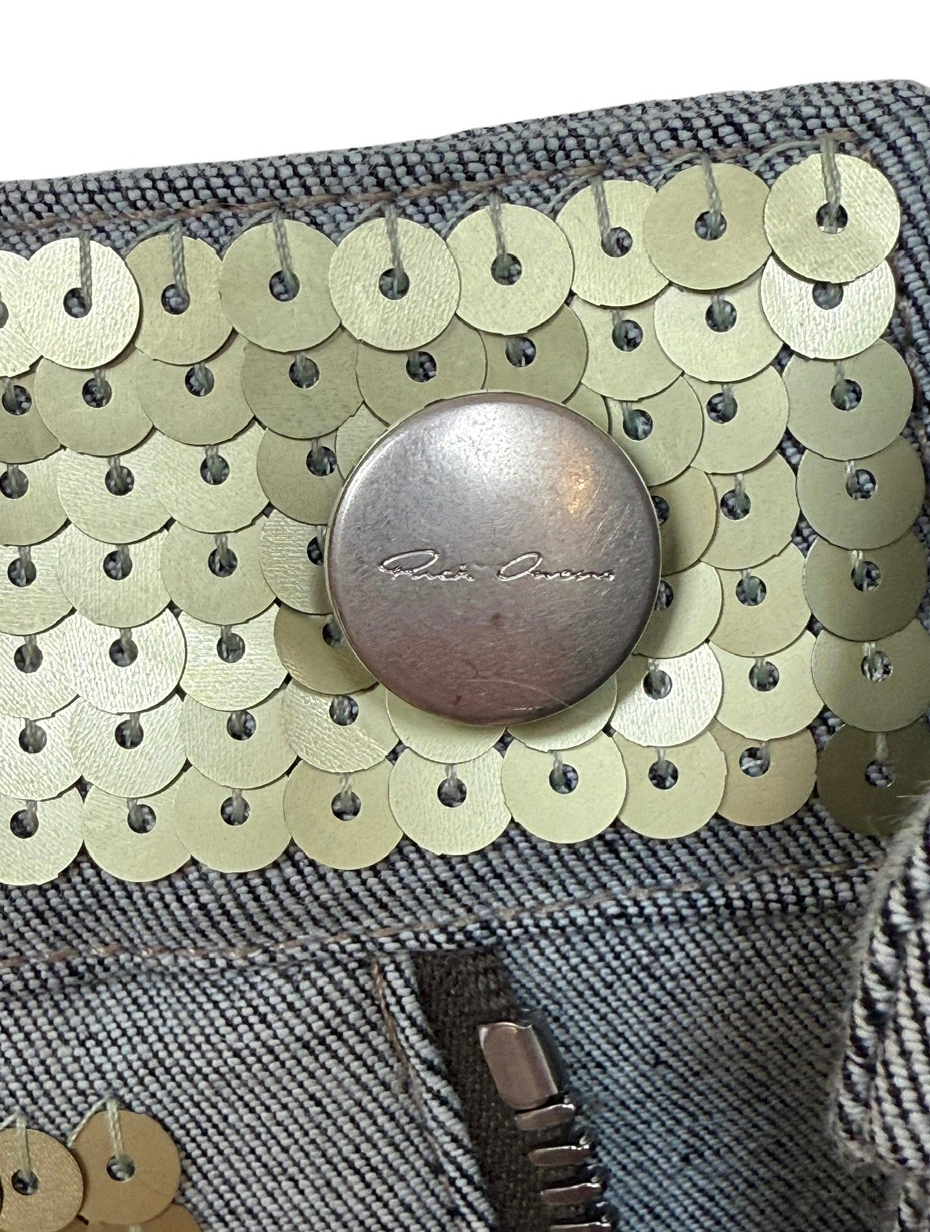 Rick Owens Bolan Sequined Bootcut Pants