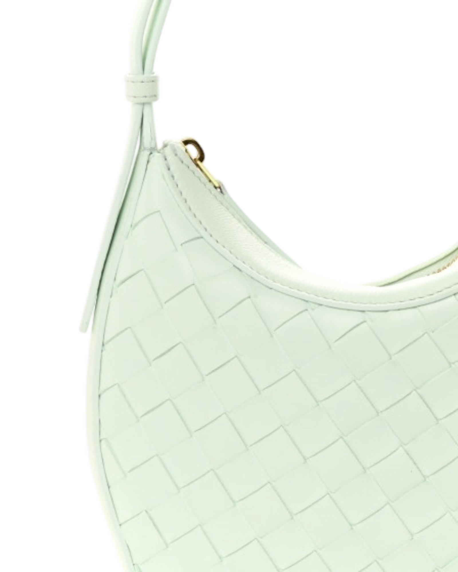 Bottega Veneta Nappa Intrecciato Drop Bag in Glacier