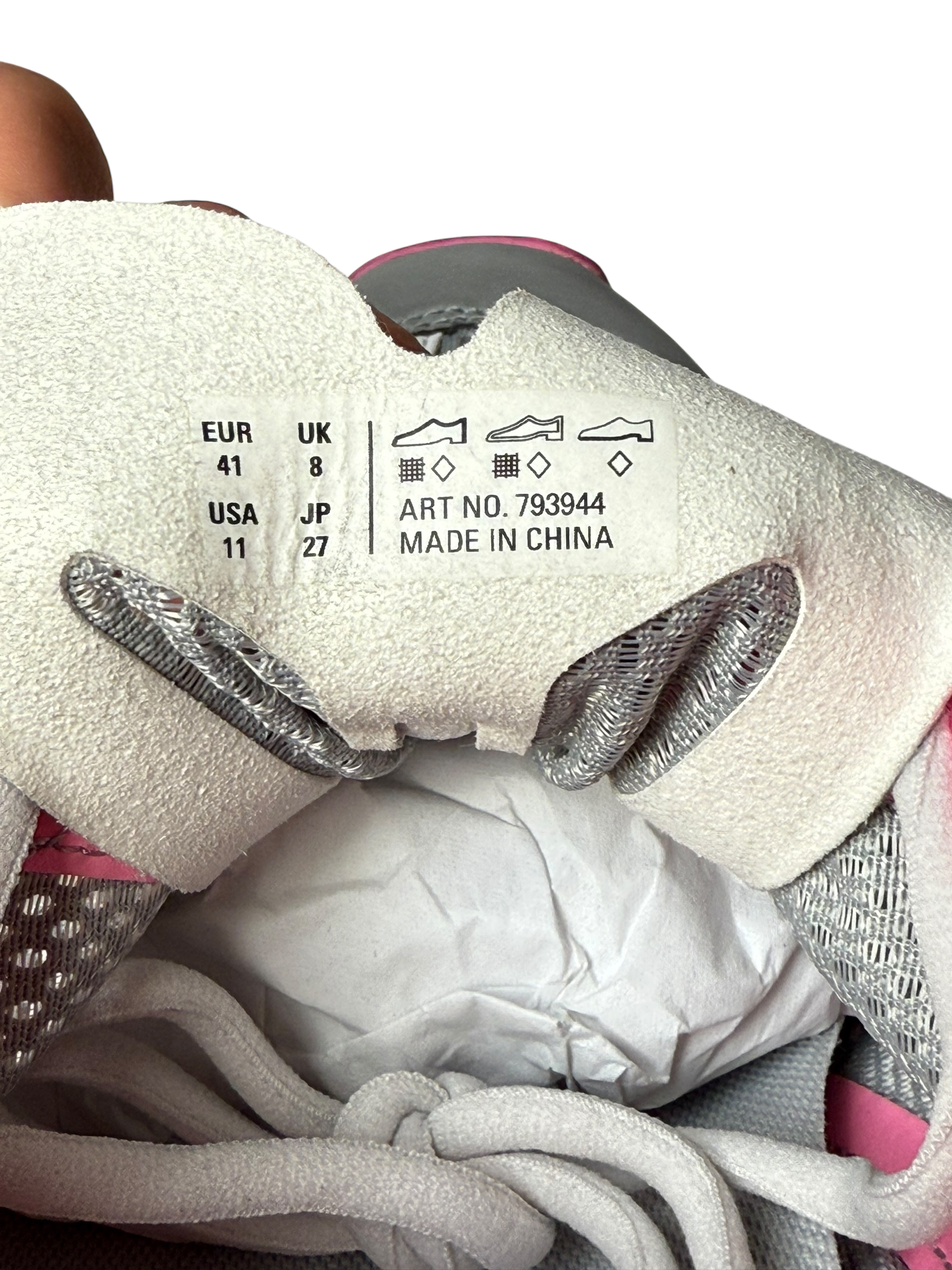 Balenciaga Circuit Sneakers in White/Grey/Pink