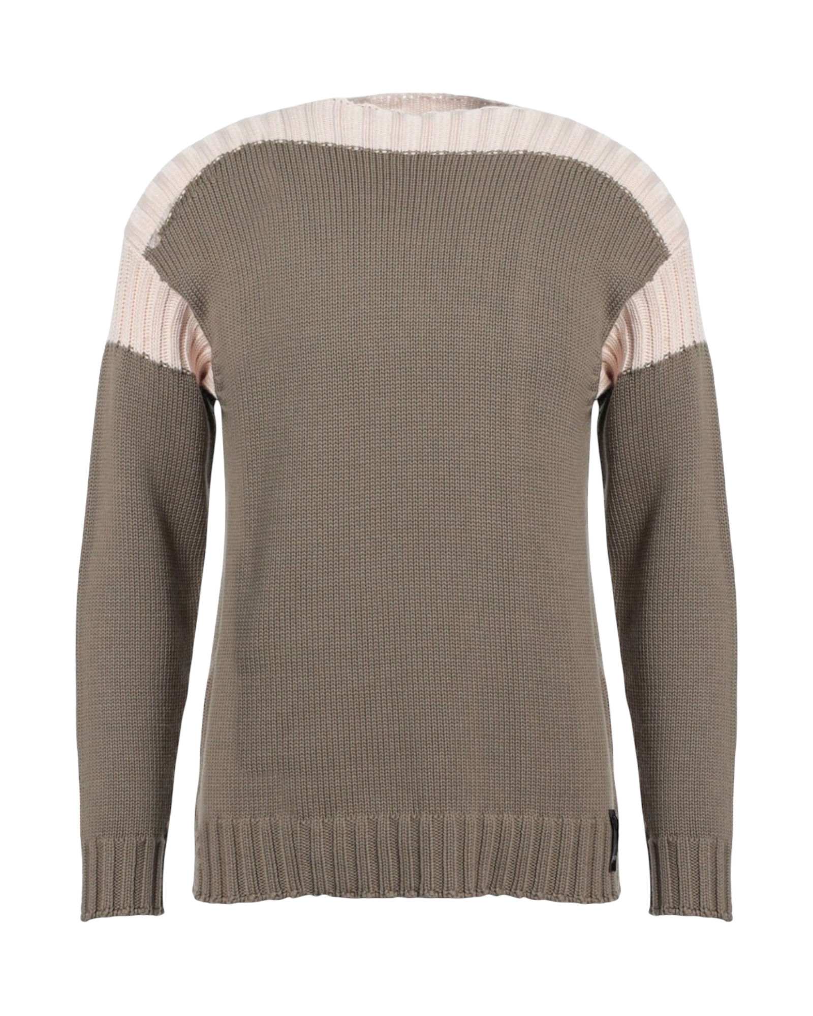 Fendi Two-Tone Intarsia Knit Jumper