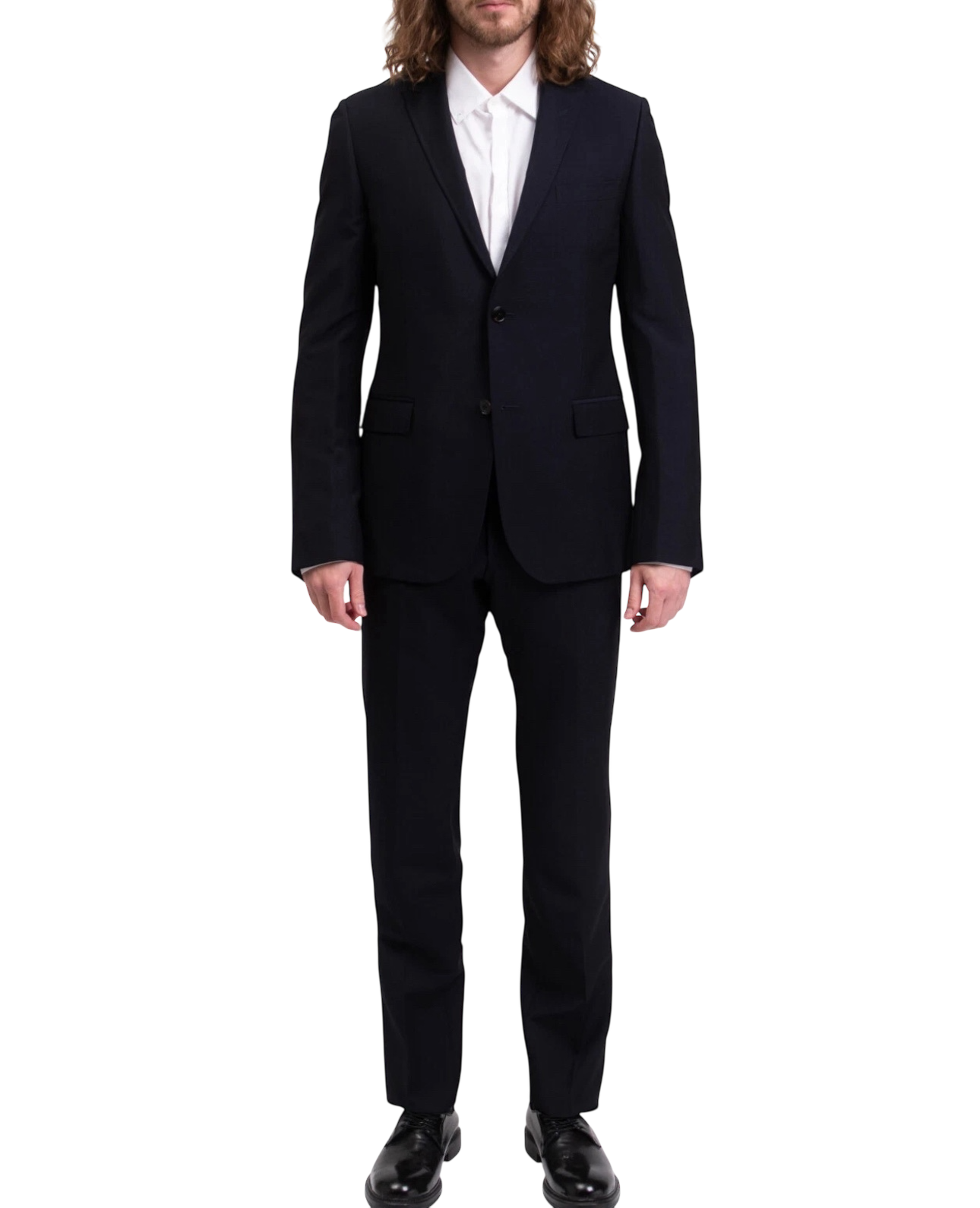 Gucci Checked Wool-Linen-Silk Two-Button Suit