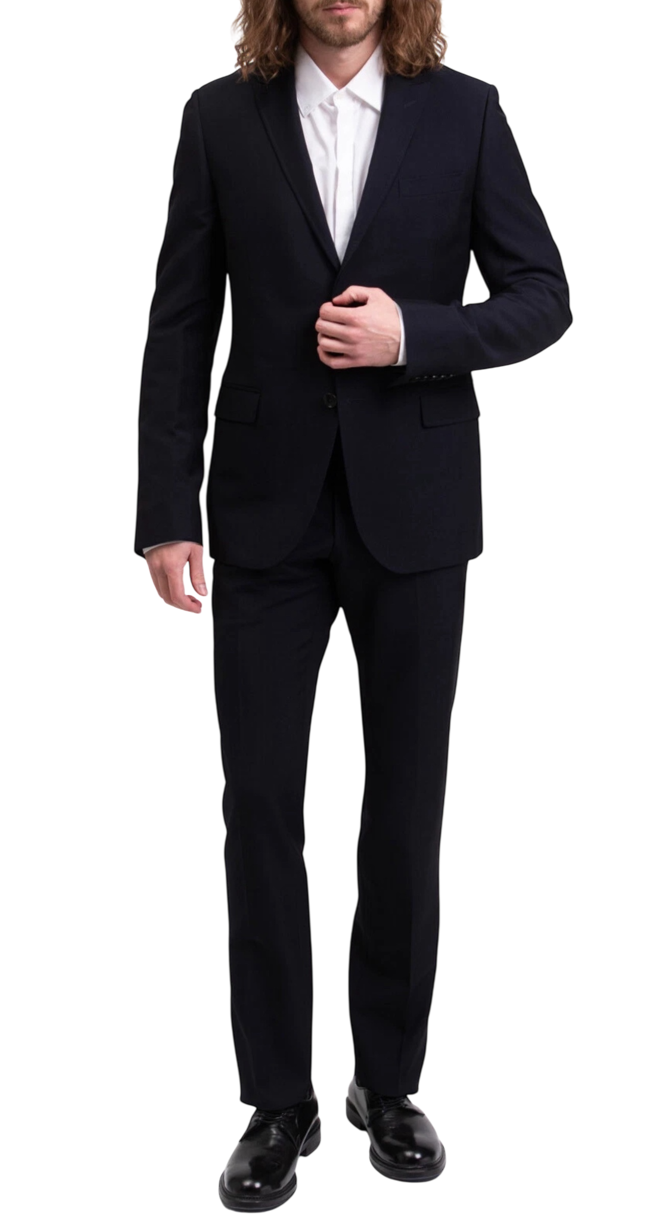 Gucci Checked Wool-Linen-Silk Two-Button Suit