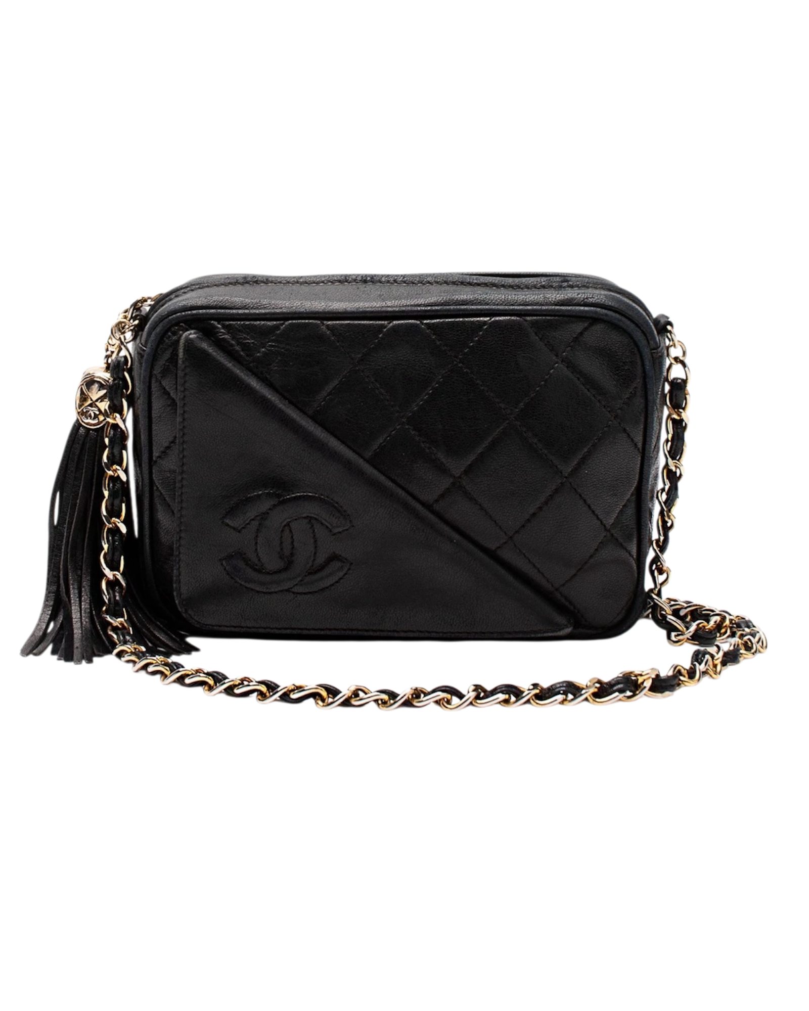 Chanel 1989-1991 Inrerlocking CC Camera Bag