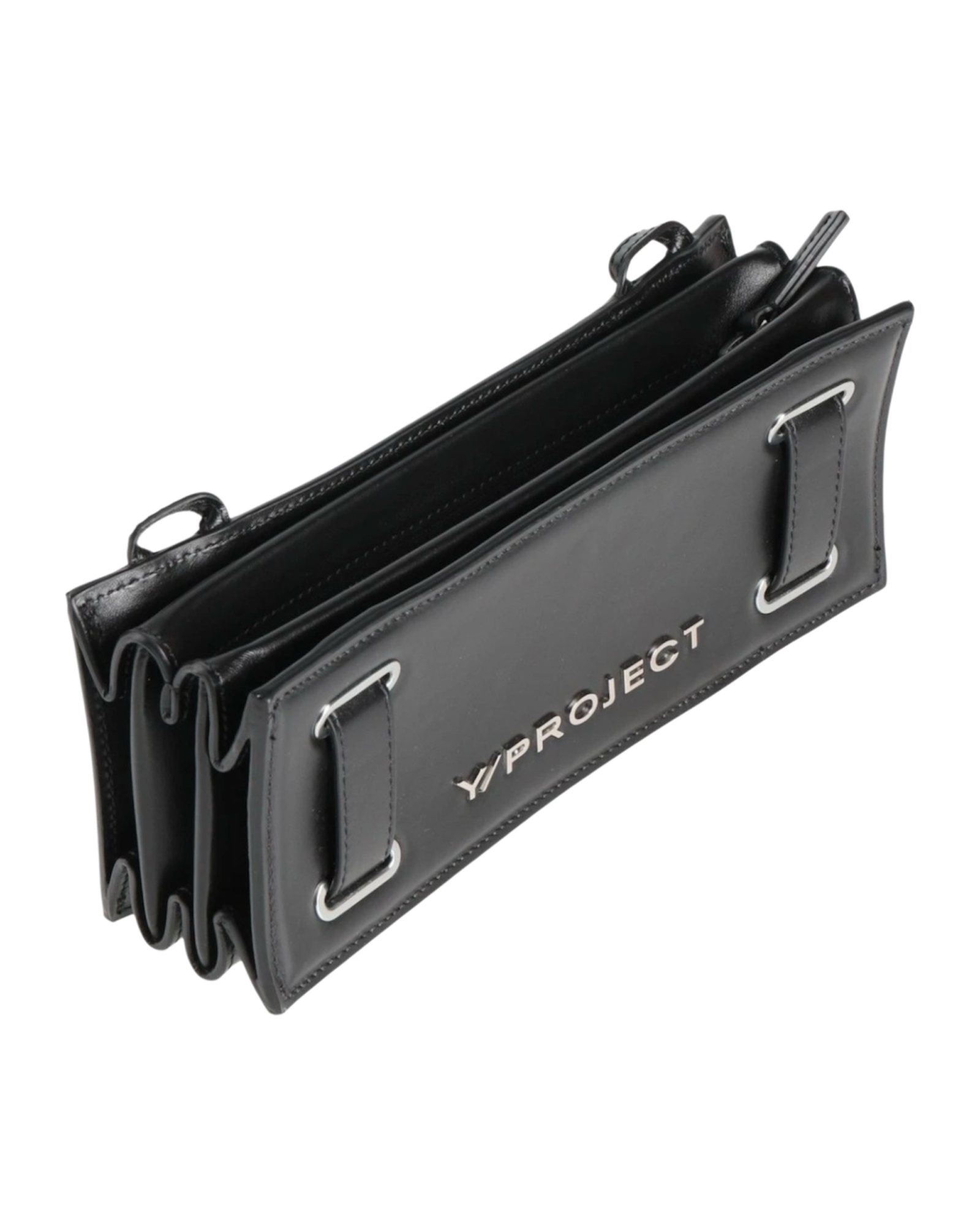 Y/Project Mini Accordion Shoulder Bag in Black