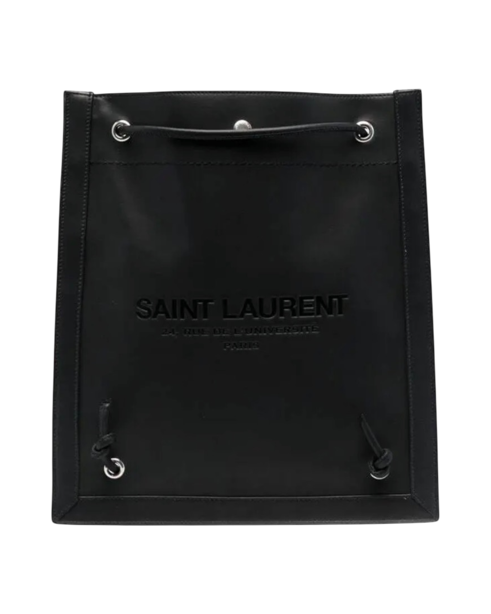Saint Laurent Universite Flat Crossbody Bag in Vegetable Tanned Leather