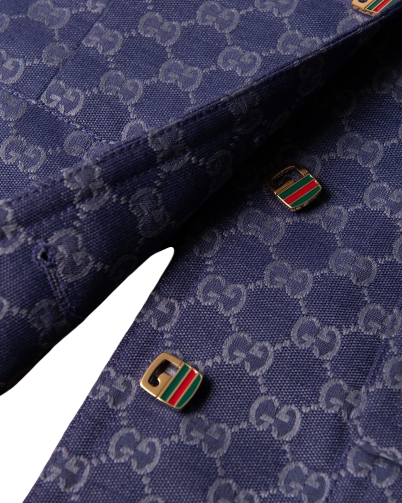 Gucci Interlocking GG Canvas Jacket Dress in Blue