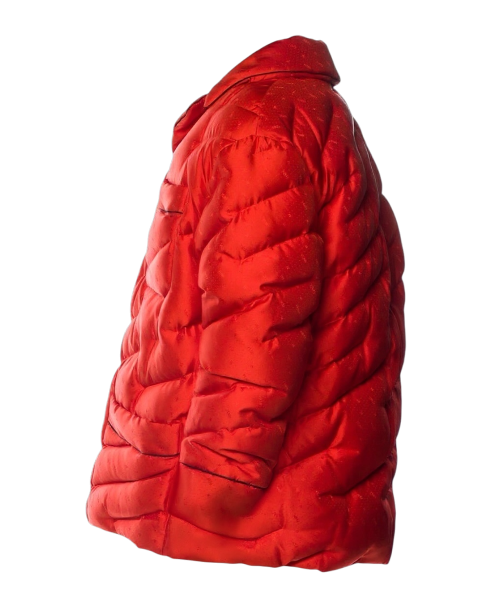 Fendi AW21 Puffer Blouson Jacket in Bitter