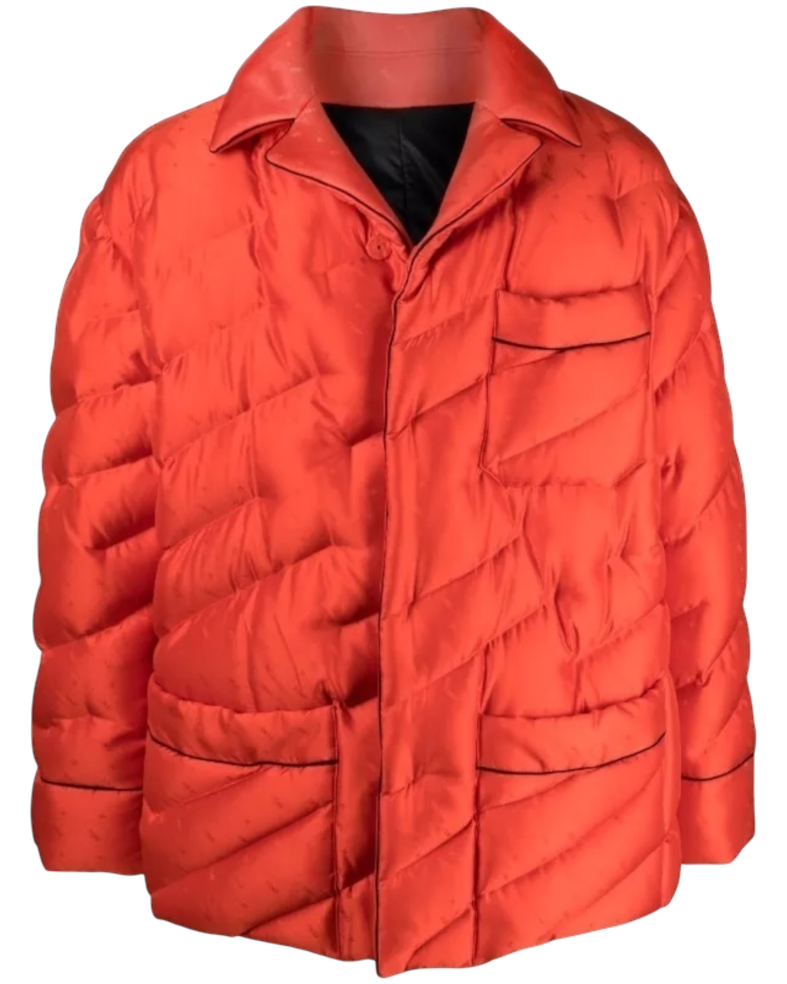 Fendi AW21 Puffer Blouson Jacket in Bitter