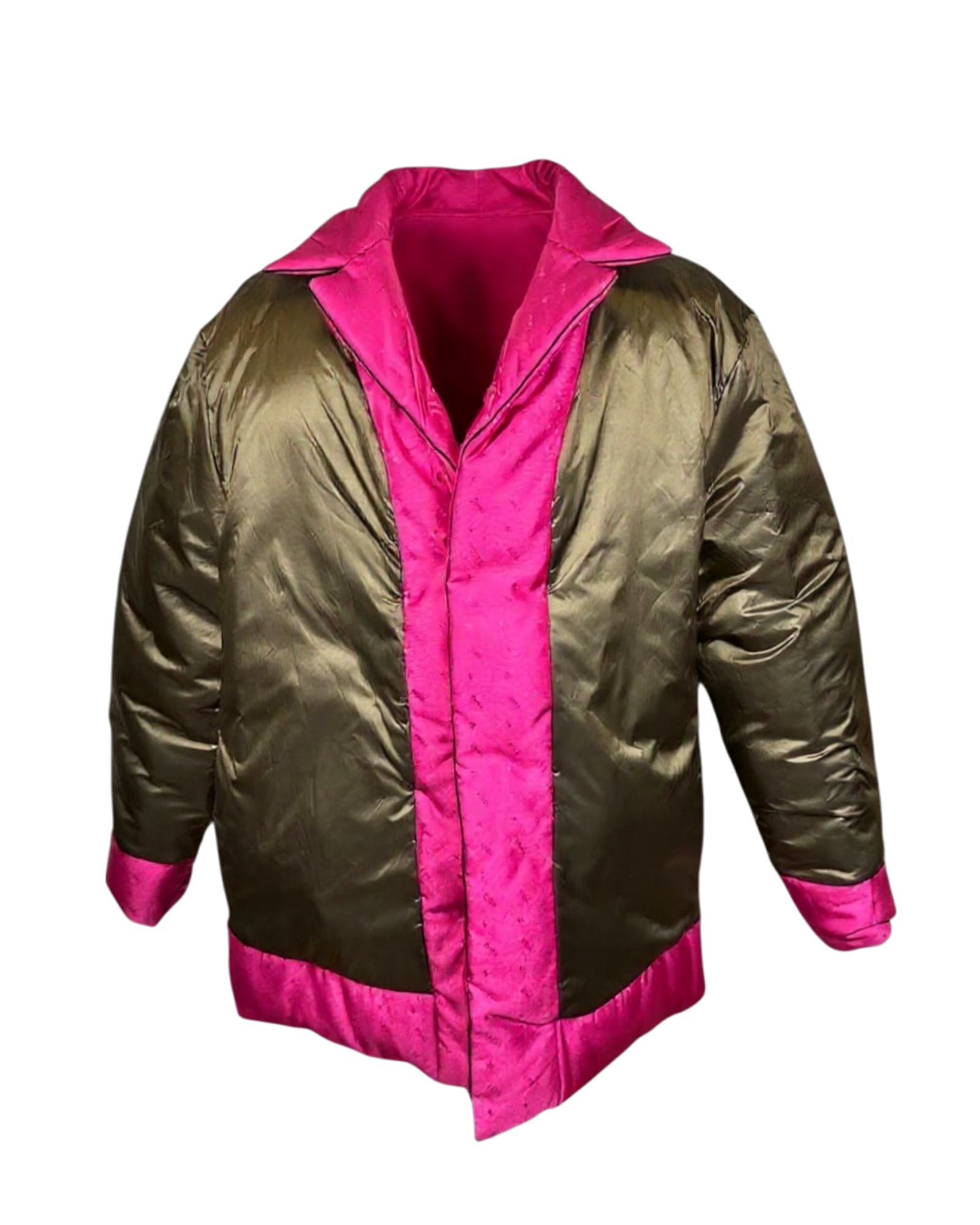 A/W '21 Fendi Puffer Blouson Jacket in Azalea