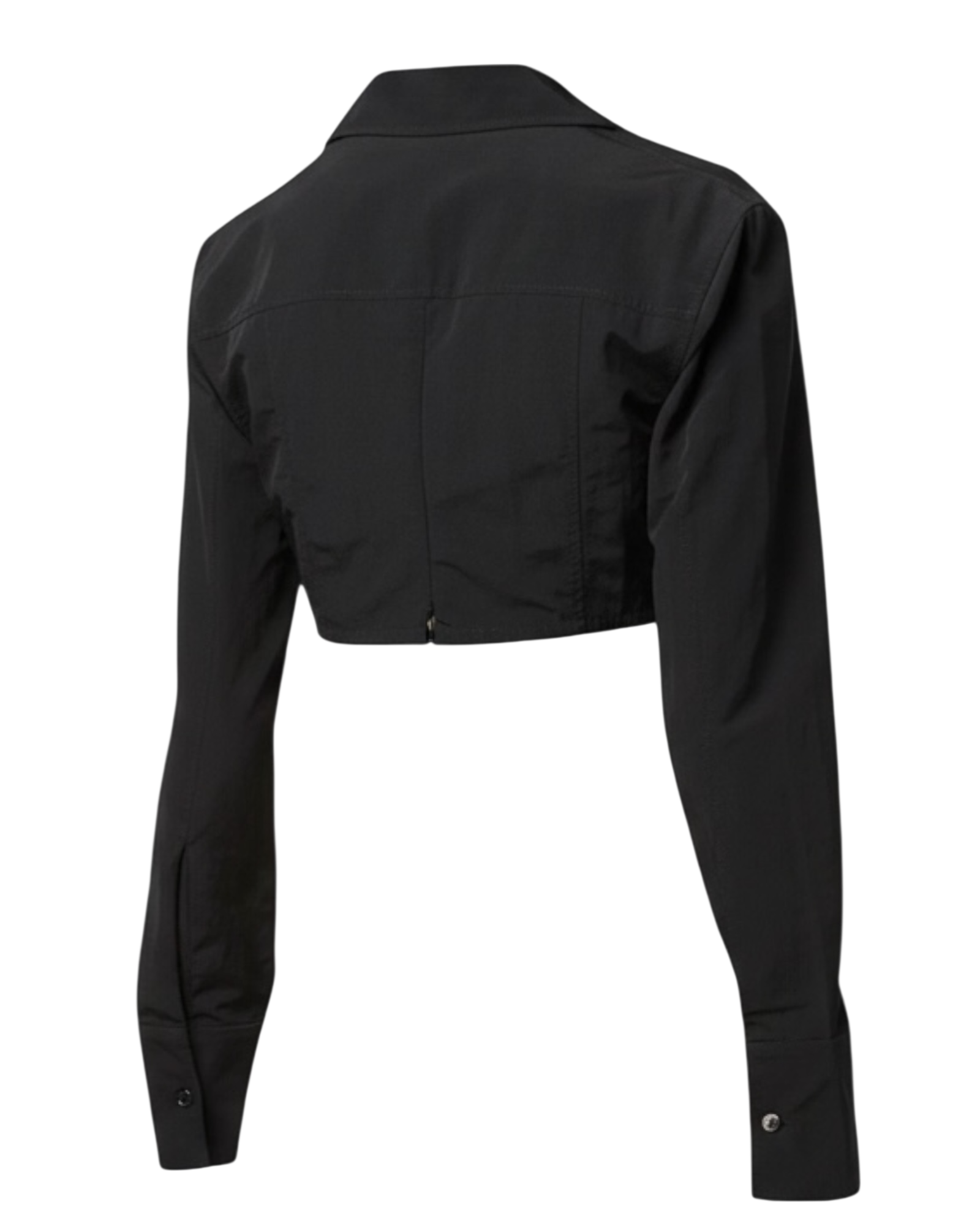 Jacquemus La Chemisa Terra Cropped Rolled Shirt