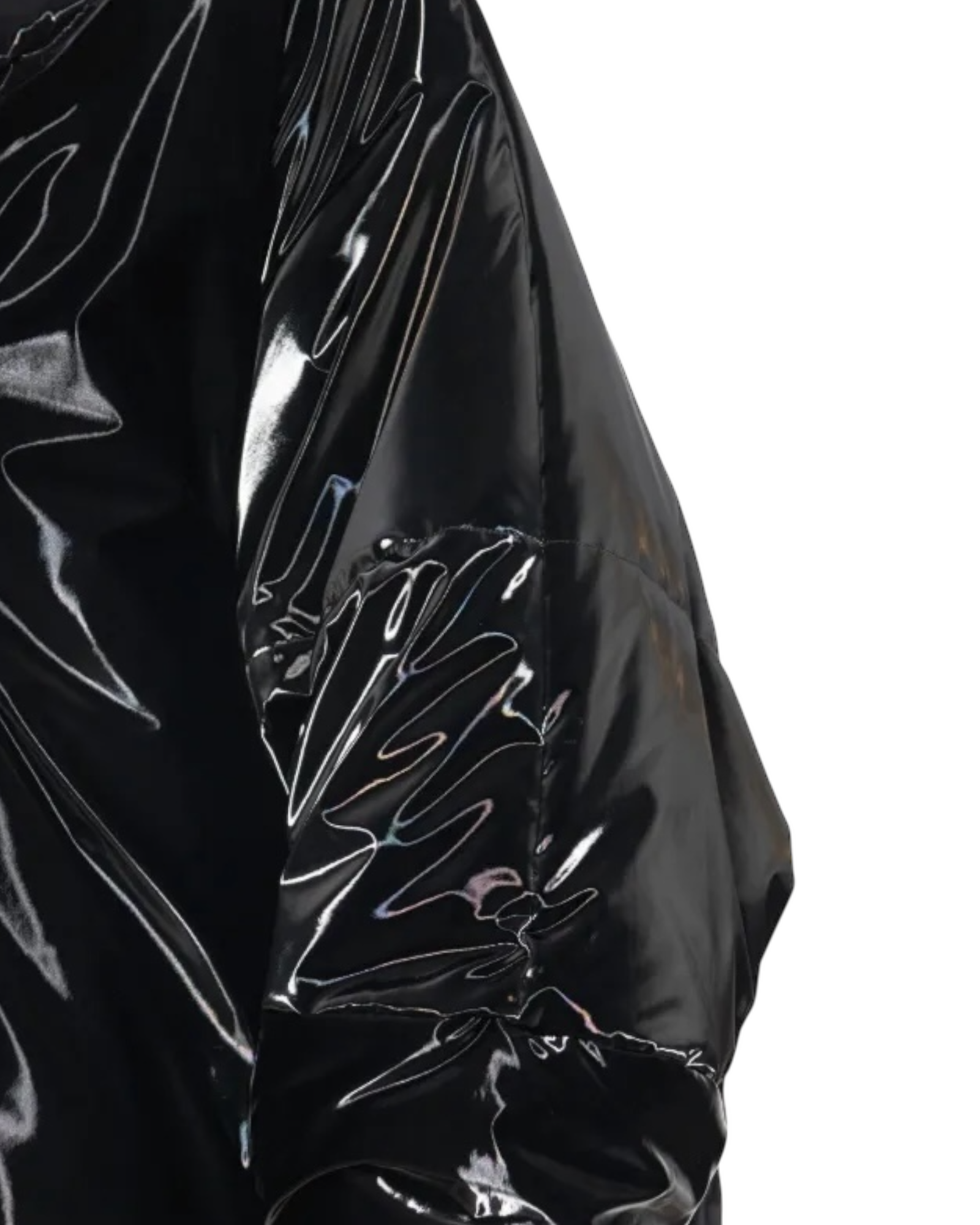 Saint Laurent Lacquered Effect Oversized Jacket