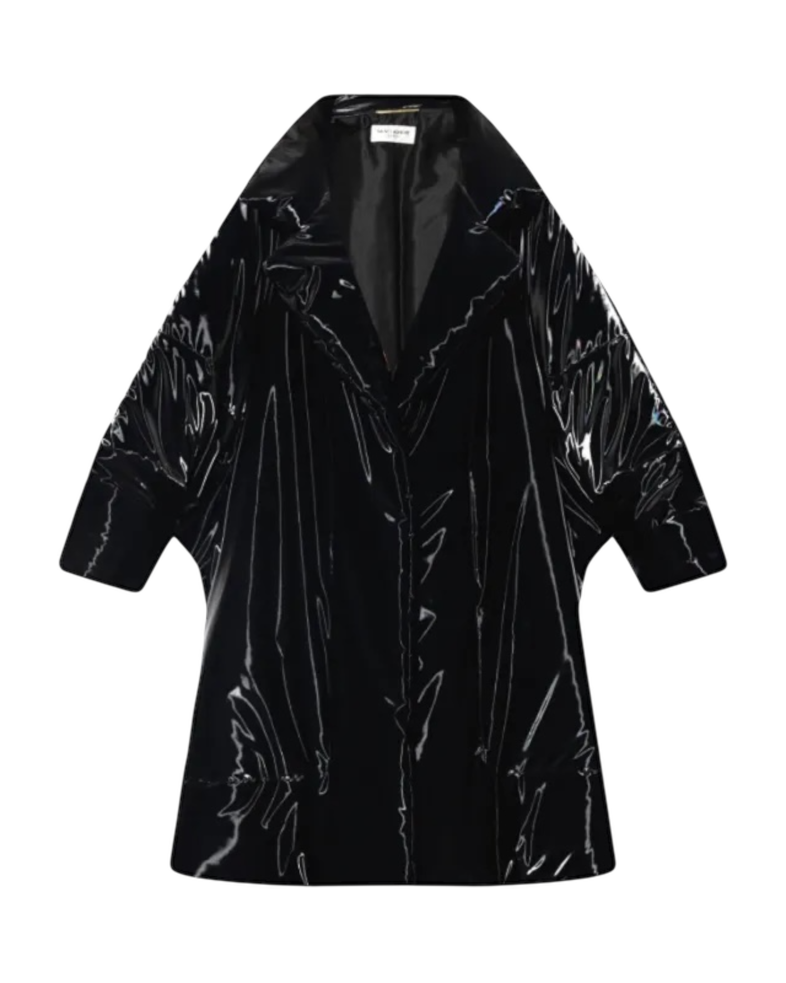 Saint Laurent Lacquered Effect Oversized Jacket