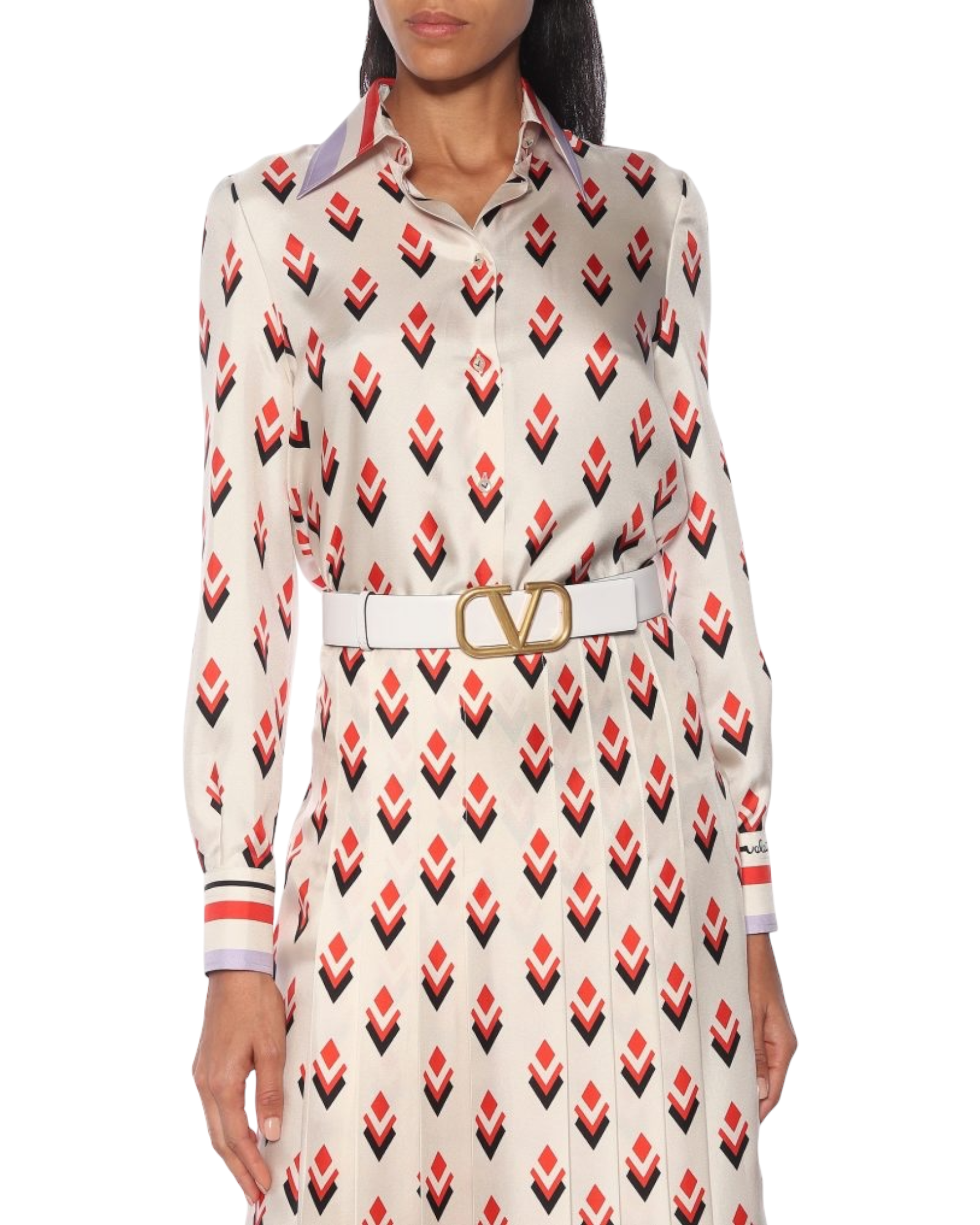 Valentino Ceramic Print Blouse